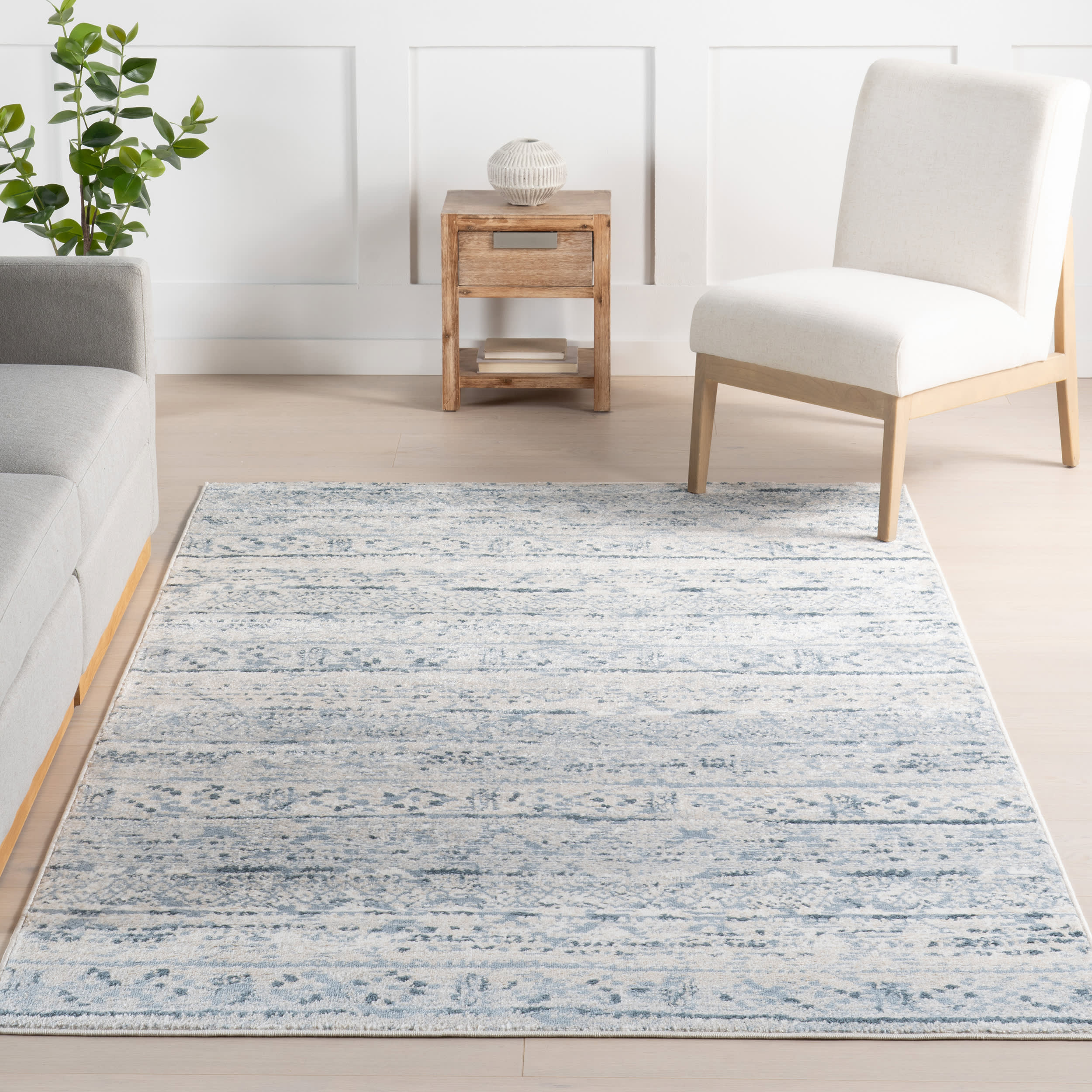 Vintage Moroccan Rug | Blue