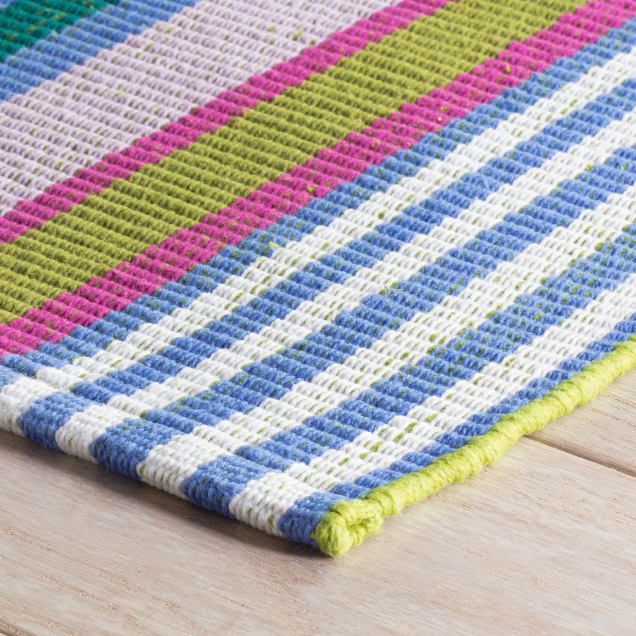 Mellie Stripe Handwoven Cotton Rug