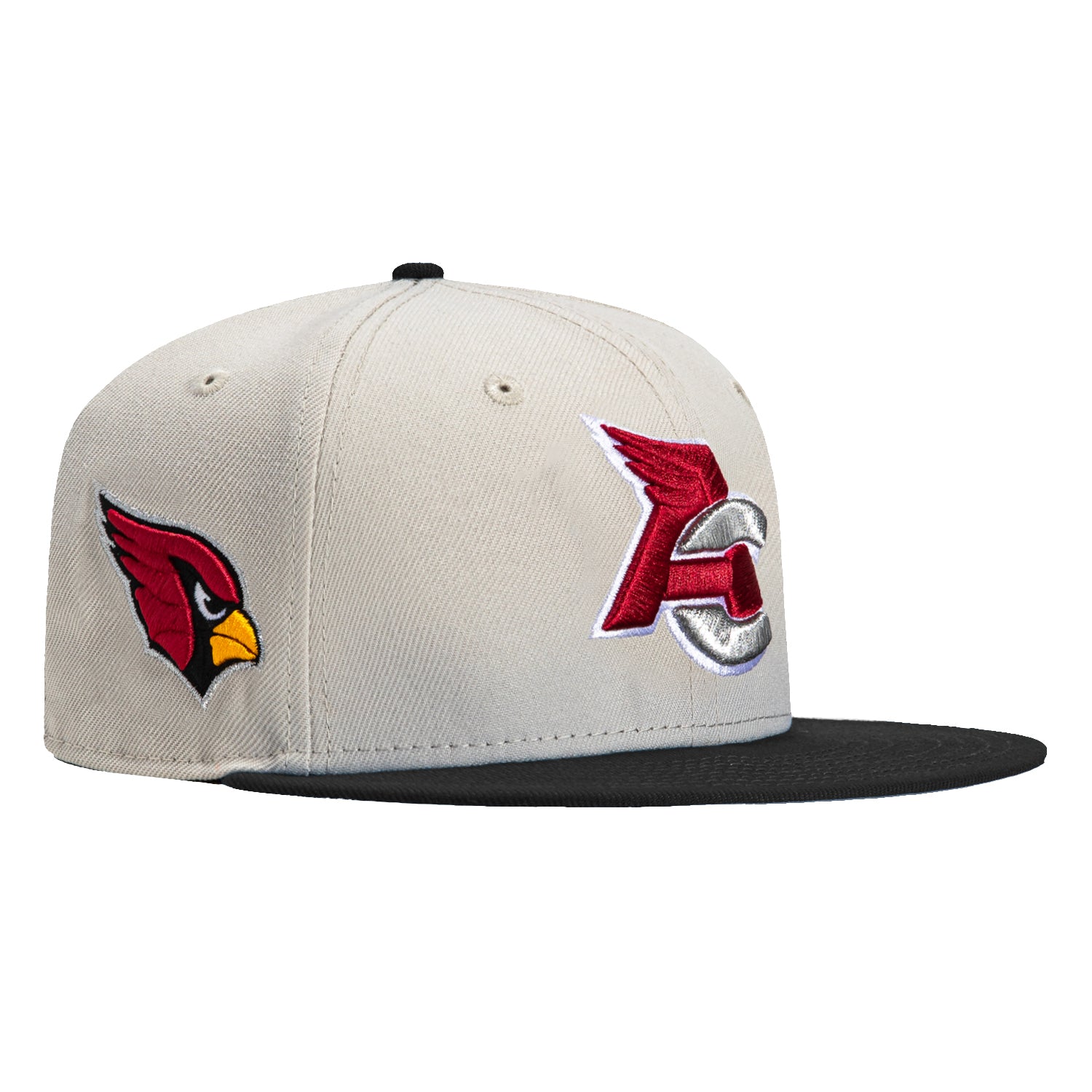 New Era 59Fifty City Stone Dome Arizona Cardinals Logo Patch Hat - Stone, Black