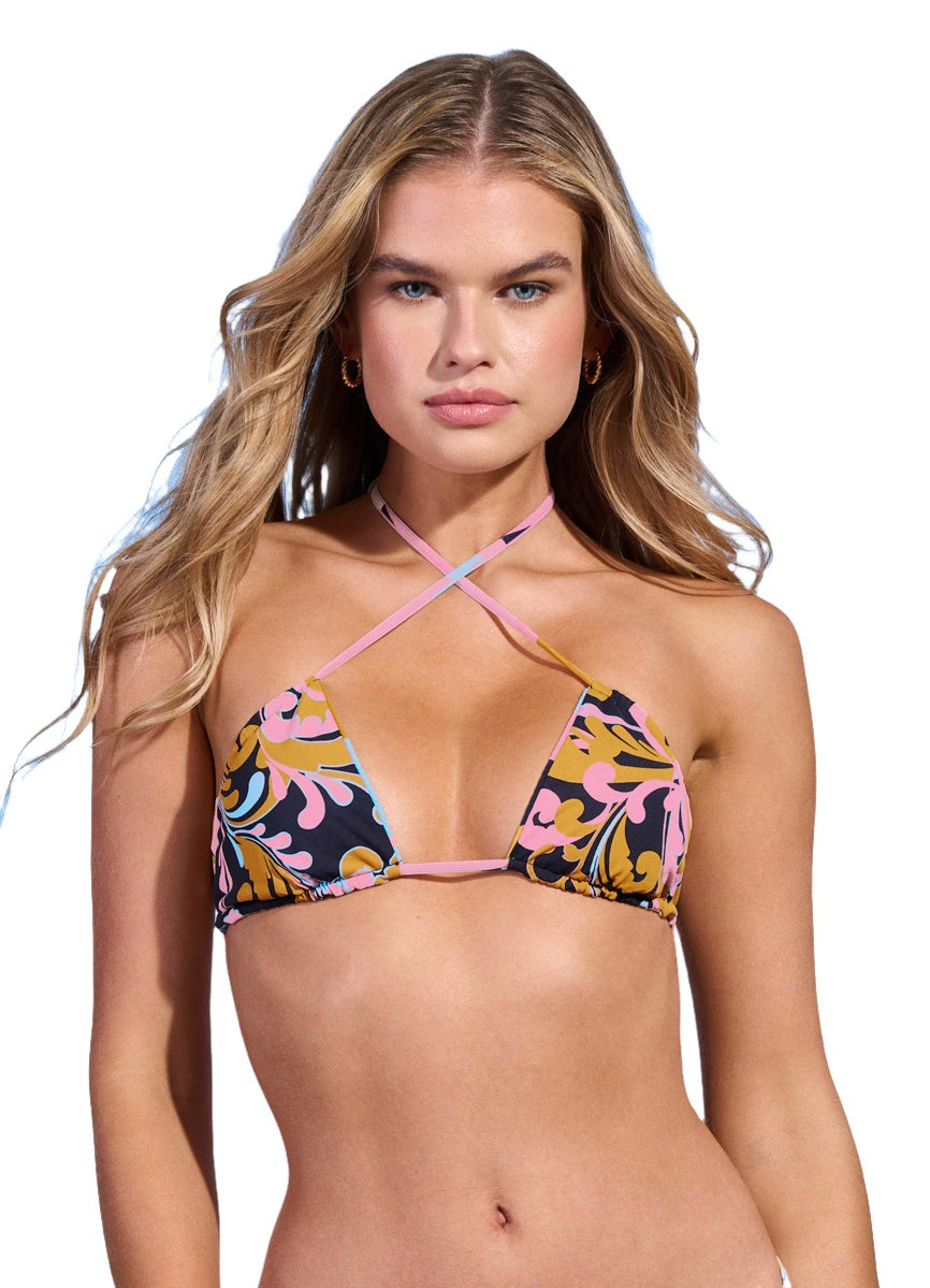 Maaji Picasso No Words Sliding Triangle Bikini Top