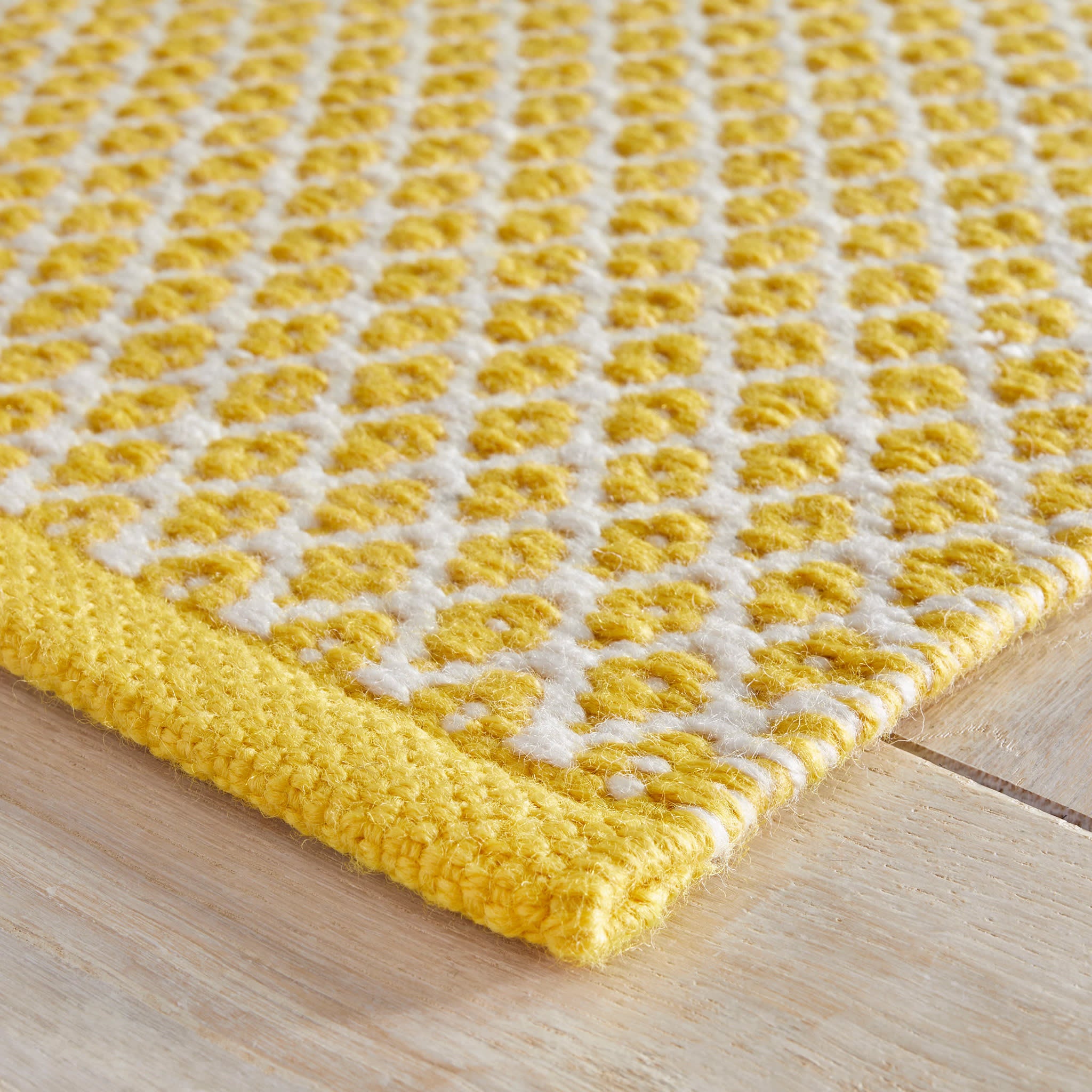 Mainsail Yellow Handwoven Indoor/Outdoor Rug