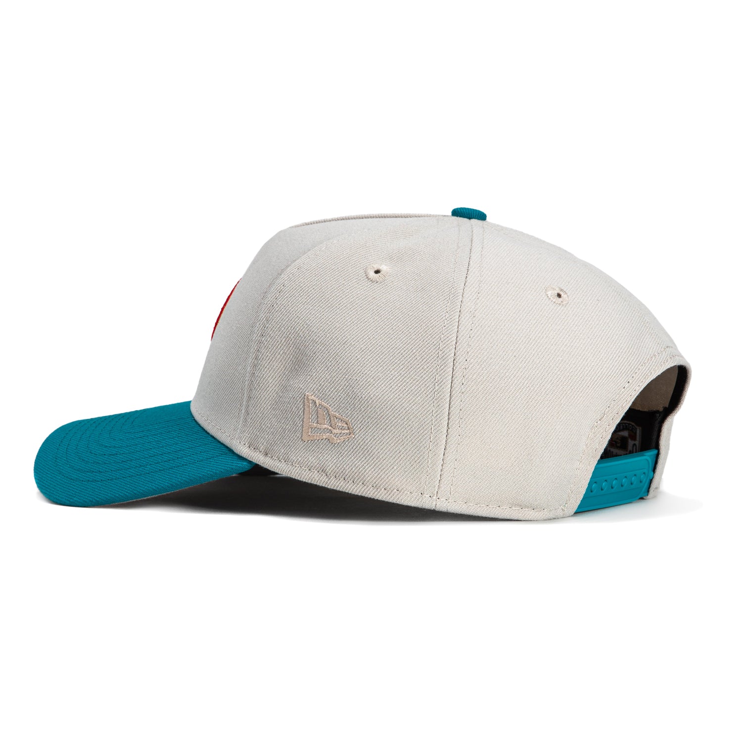 New Era 9Forty A-Frame Arizona Diamondbacks 2001 World Series Patch Snapback Hat - White, Teal