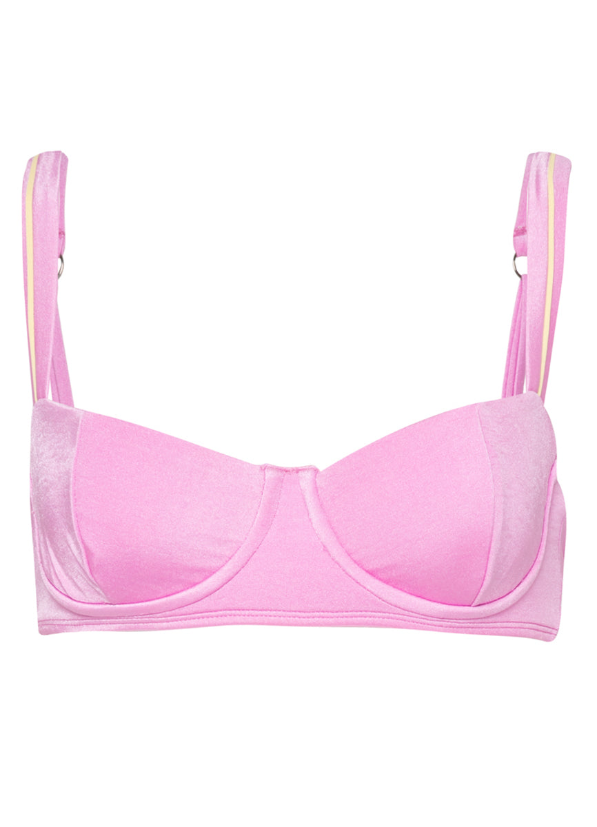 Maaji Fondant Pink Serendipity Unmolded Underwire Bikini Top