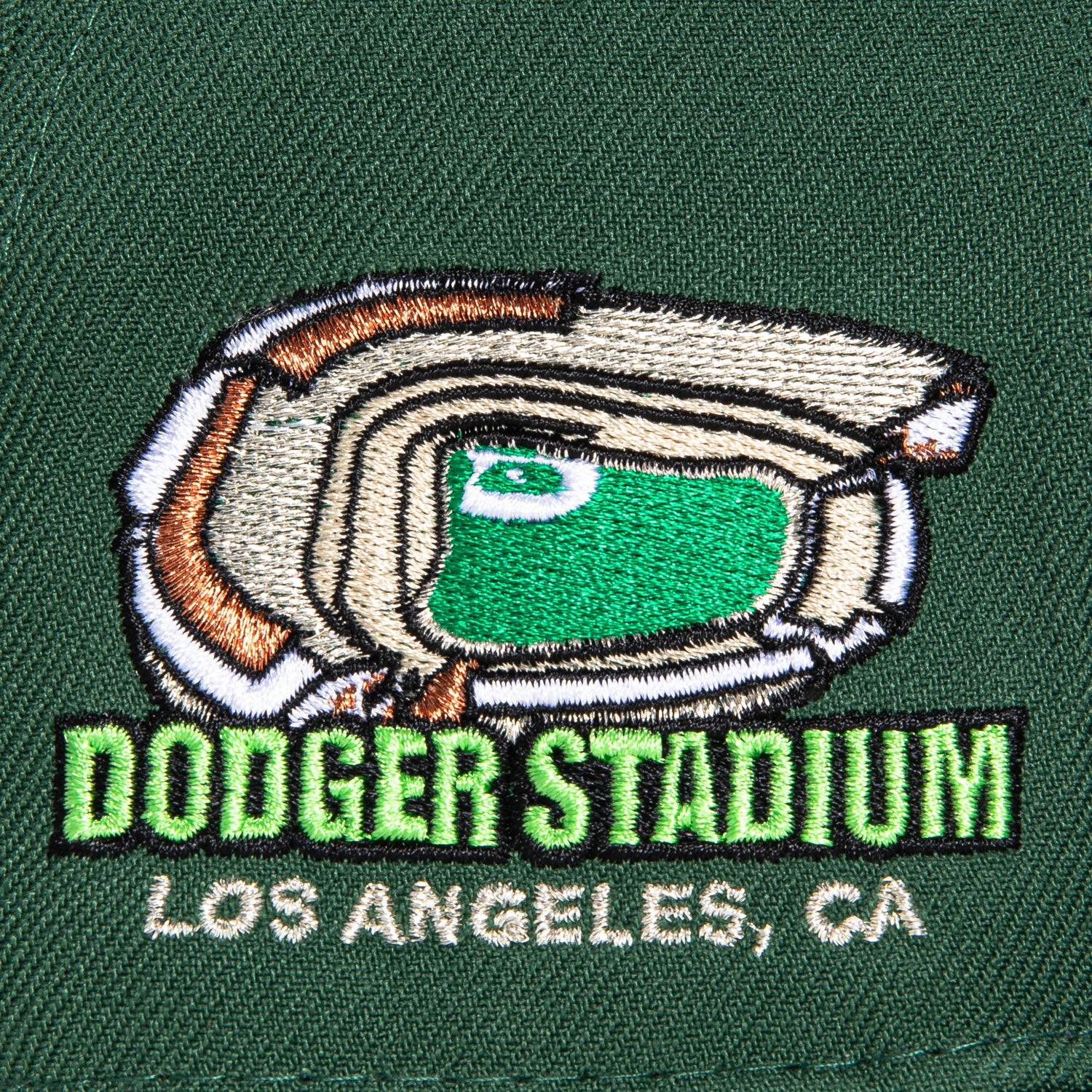 New Era 59Fifty Los Angeles Dodgers Dodger Stadium Patch Gradient Hat - Green, Green