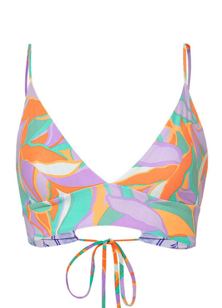 Maaji Urban Oasis Holly Long Line Triangle Bikini Top