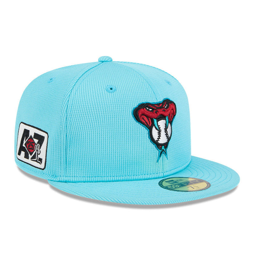 New Era 59Fifty Arizona Diamondbacks 2025 Spring Training Patch Hat - Teal