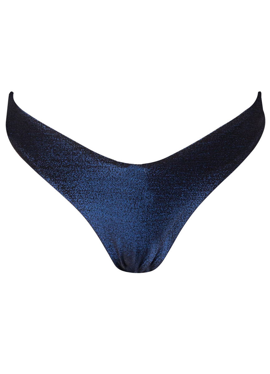 Maaji Midnight Blue Splendour Regular Rise Thin Side Bikini Bottom