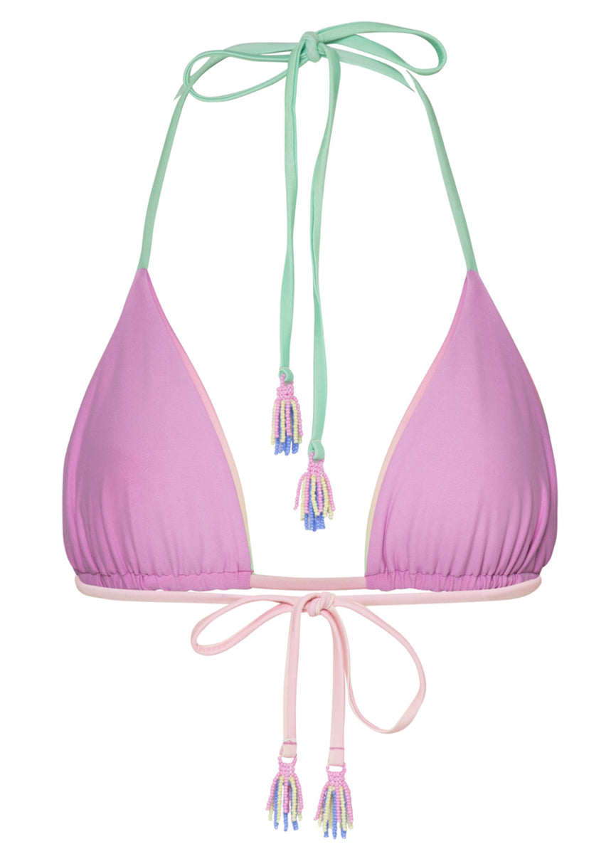 Maaji Candy Palms Balmy Sliding Triangle Bikini Top