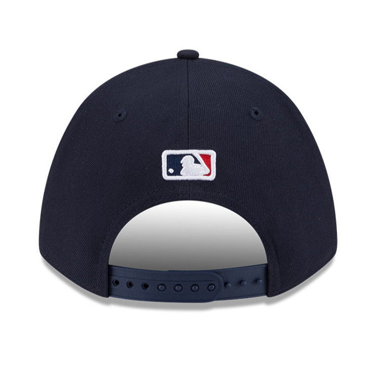 New Era 9Forty M-Crown Atlanta Braves Snapback Road Hat - Navy