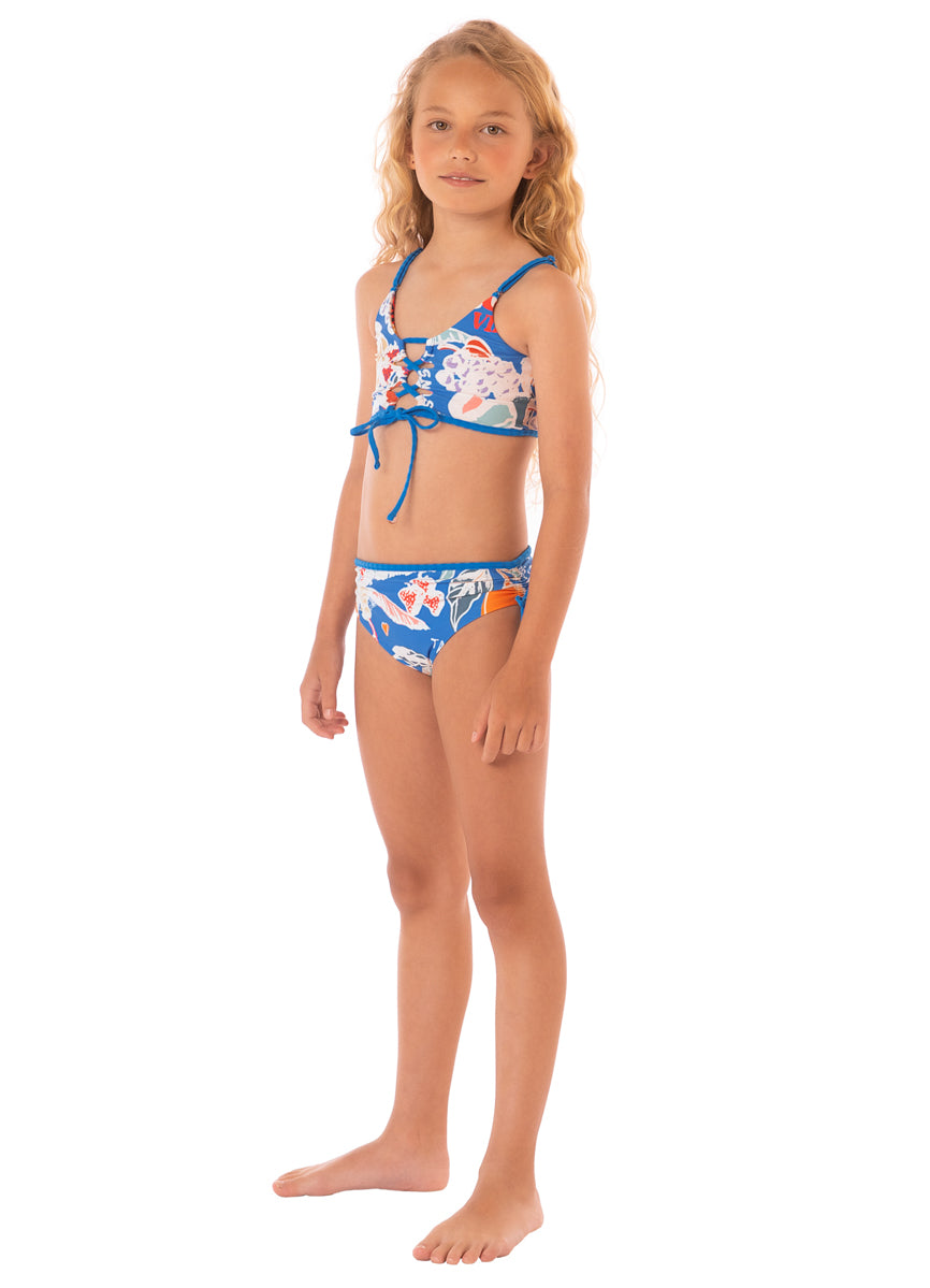 Maaji Tropical Bliss Sunflower Bikini Set Girls