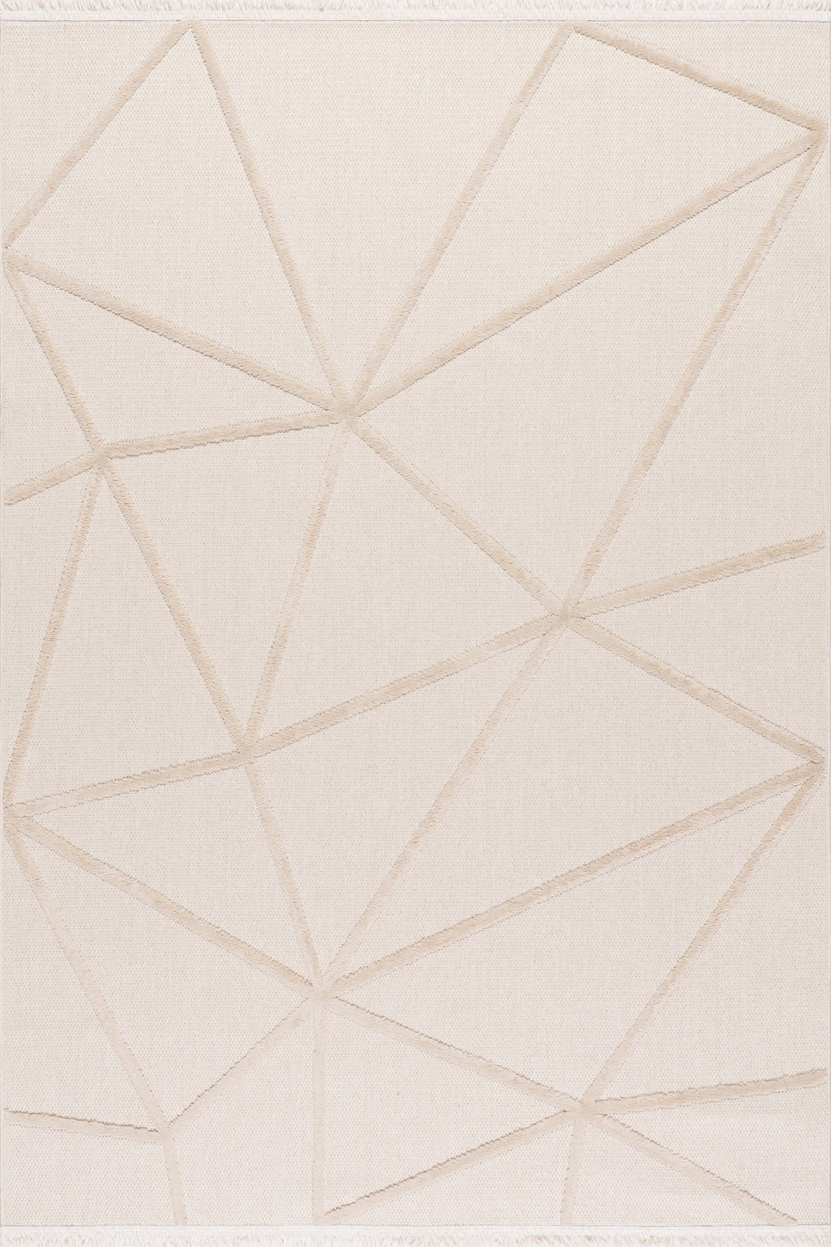 Parker Geometric Rug | Light Beige