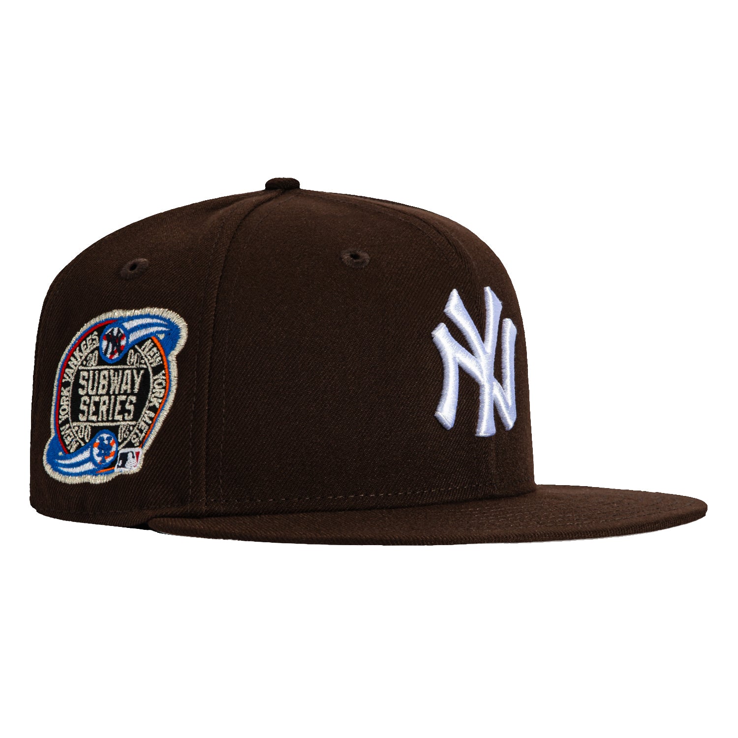 New Era 59Fifty New York Yankees Subway Series Patch Hat - Brown