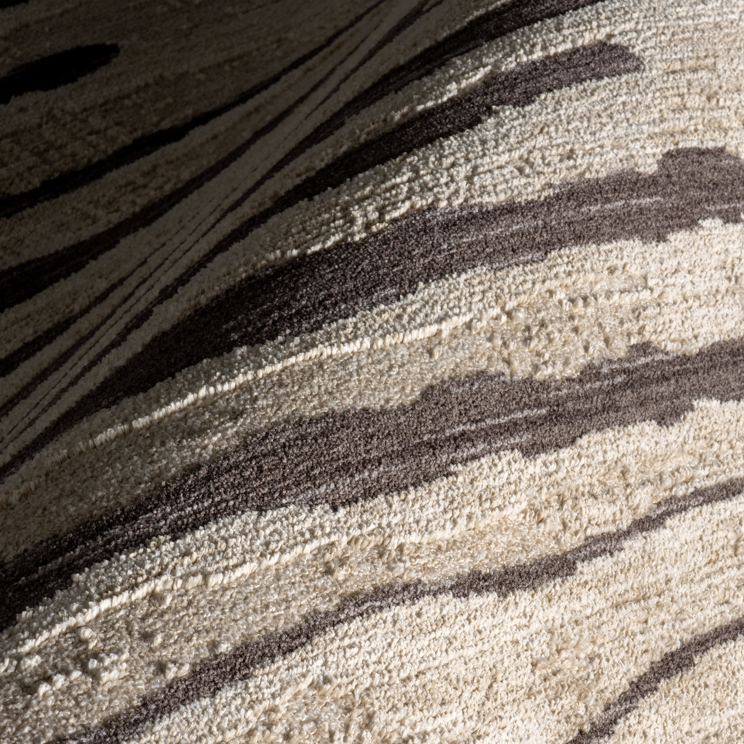 Banke Striped Rug | Beige