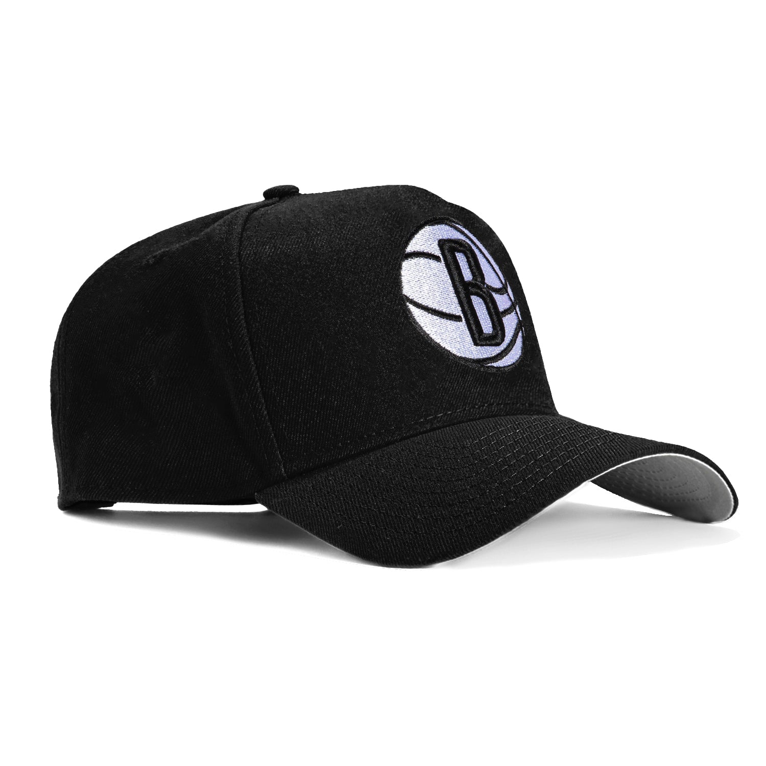 New Era 9Forty A-Frame Brooklyn Nets Snapback OTC Hat - Black