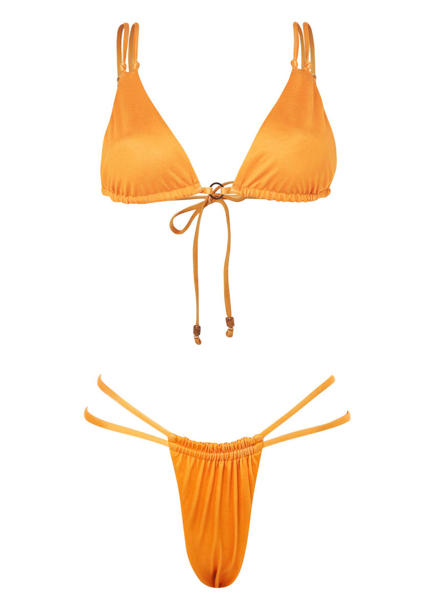 Maaji Tangerine Brenda Sliding Triangle Bikini Top