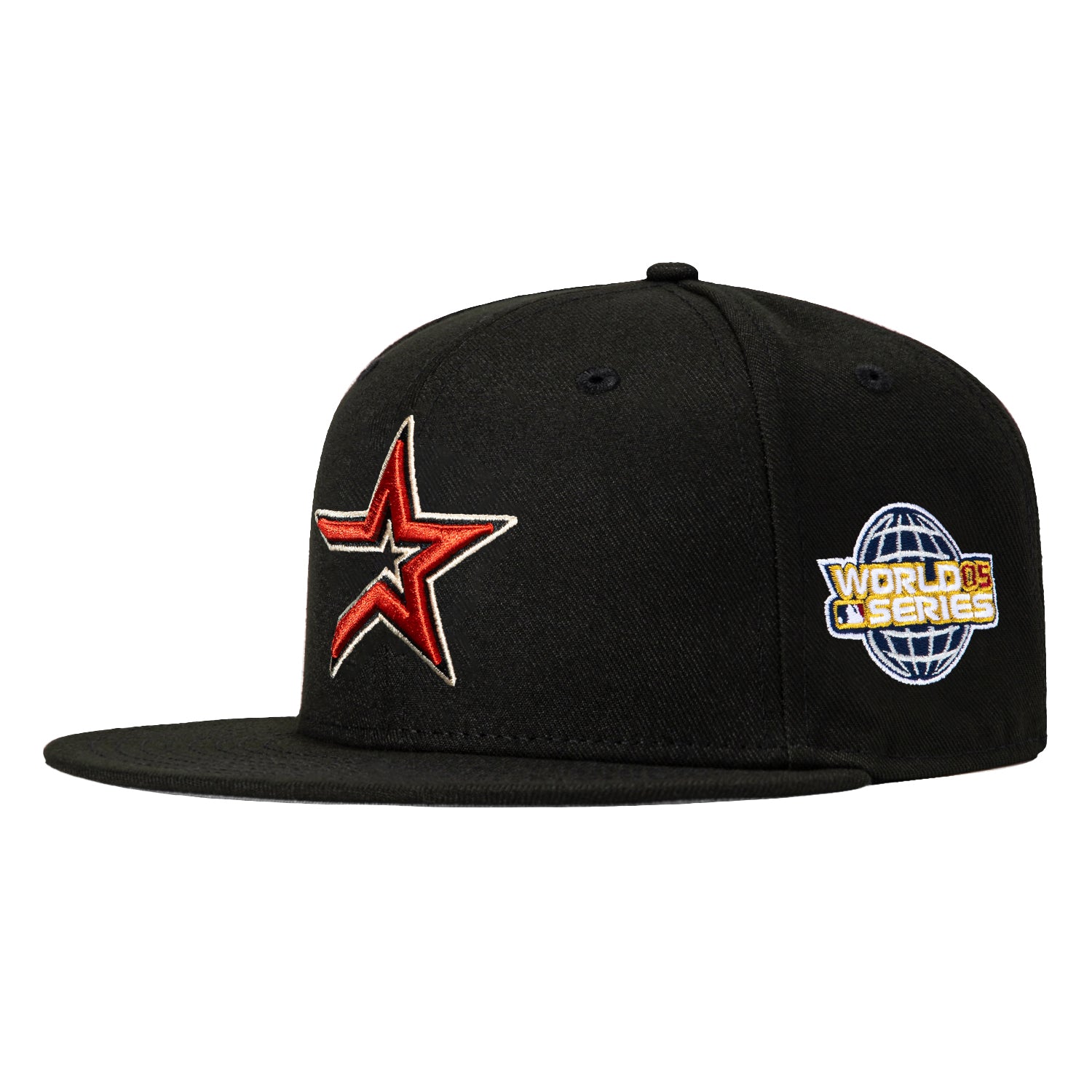 New Era 59Fifty Houston Astros 2005 World Series Patch Hat - Black