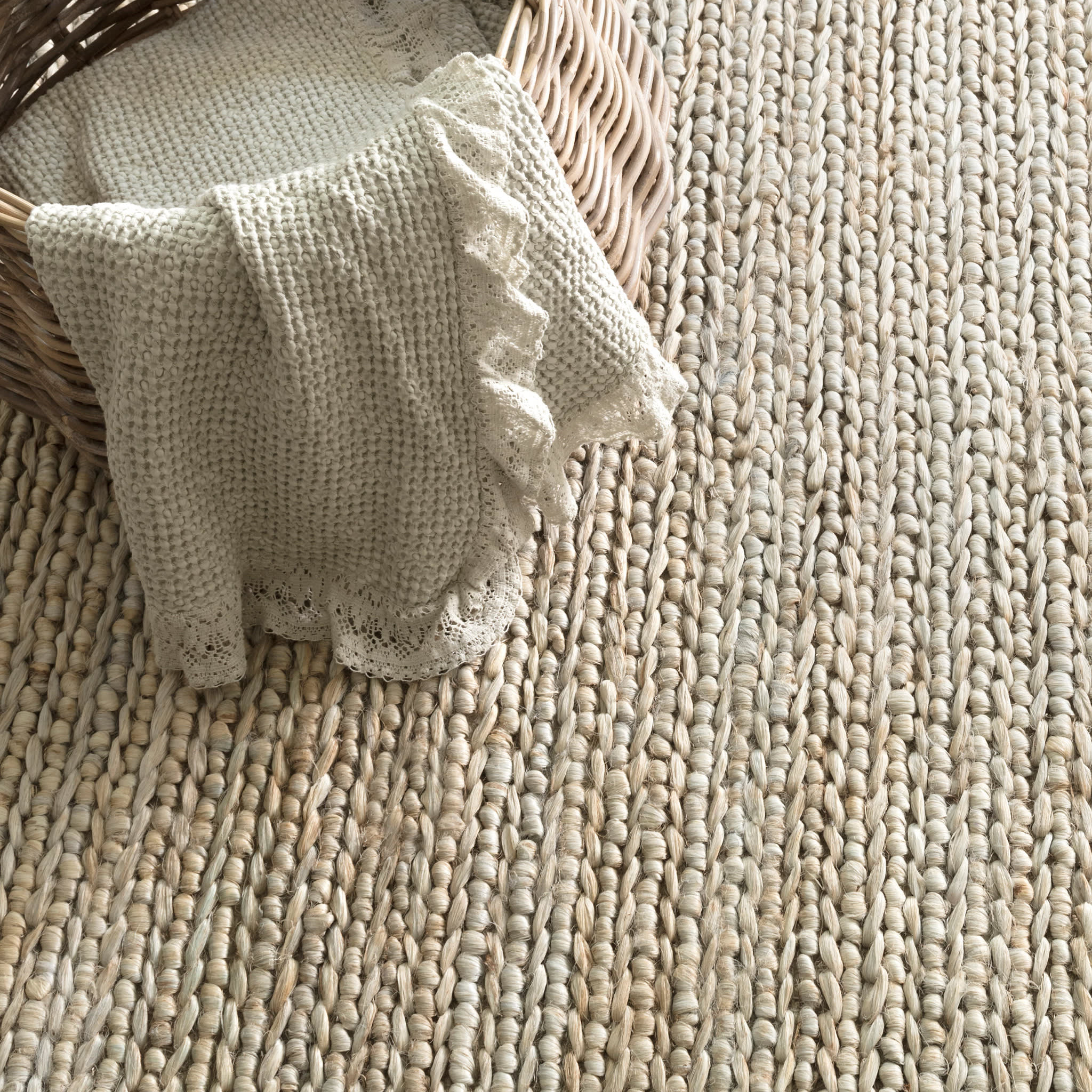 Jute Handwoven Ice Rug