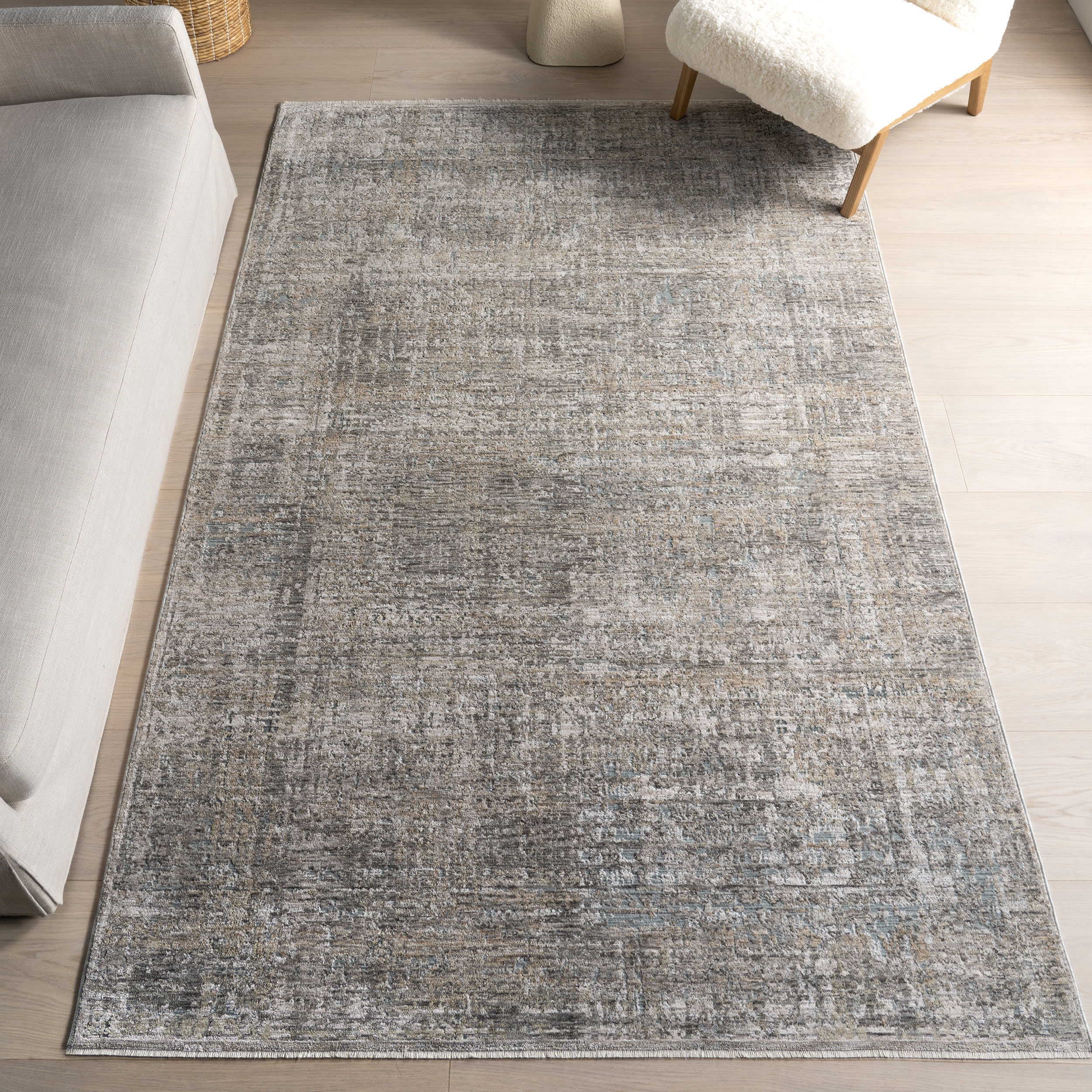 Emiliana Vintage Rug | Light Grey