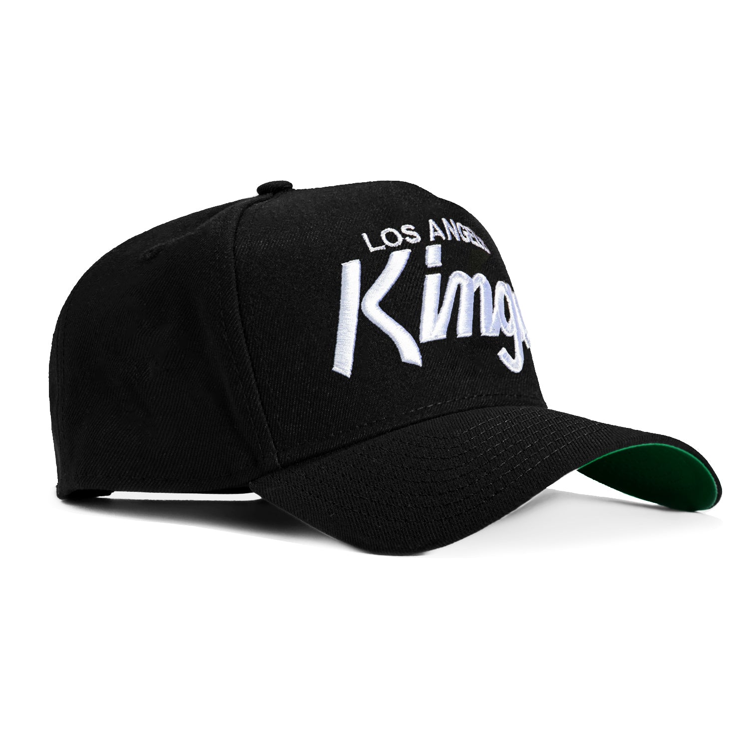 New Era 9Forty A-Frame Los Angeles Kings Script Snapback Hat - Black, White