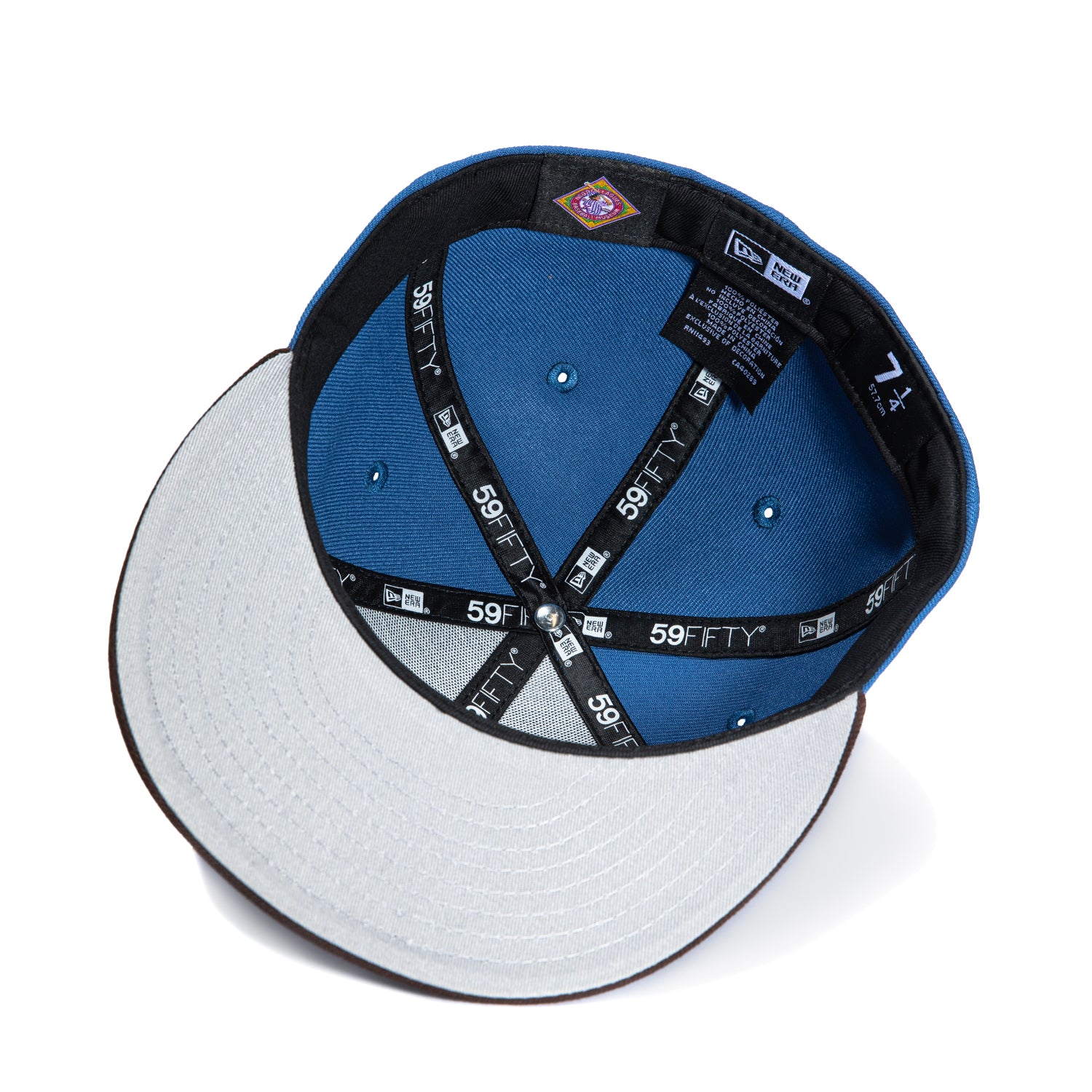 New Era 59Fifty Seattle Steelheads 30th Anniversary Patch Hat - Indigo, Brown, Metallic Silver