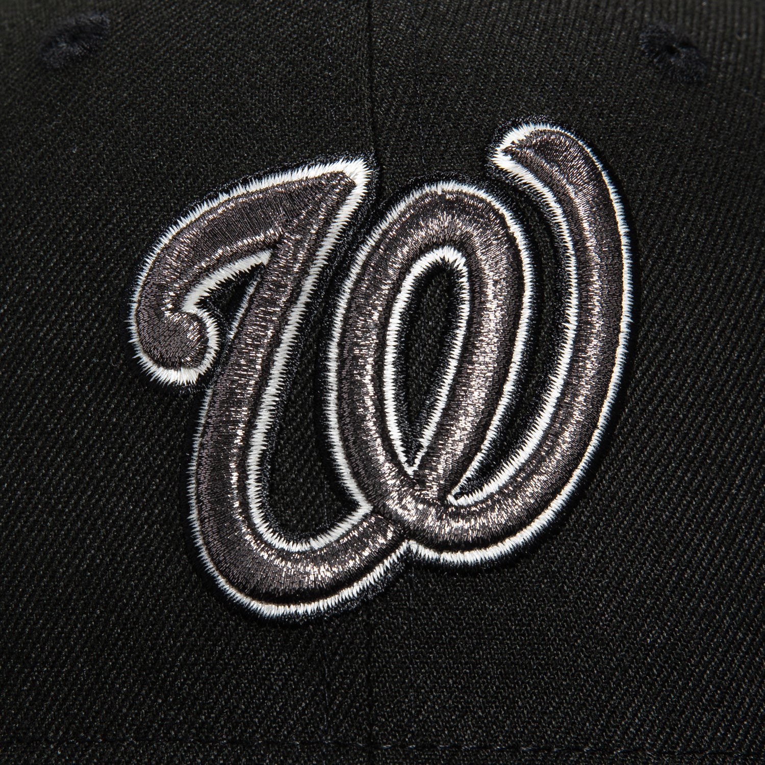 New Era 59Fifty Glow in the Dark Washington Nationals 2018 All Star Game Patch Hat - Black, White