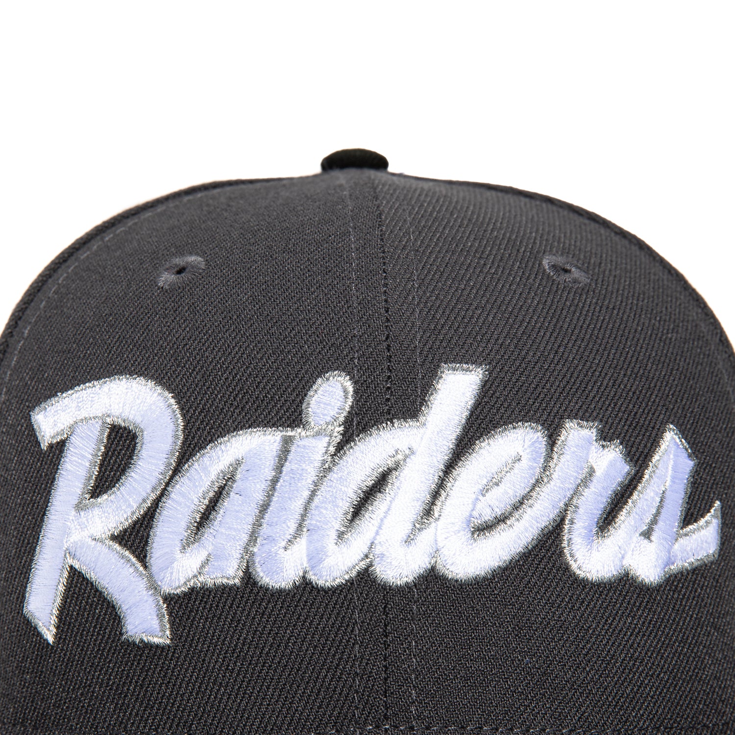 New Era 59Fifty Las Vegas Raiders 1998 Draft Patch Script Hat - Graphite, Black