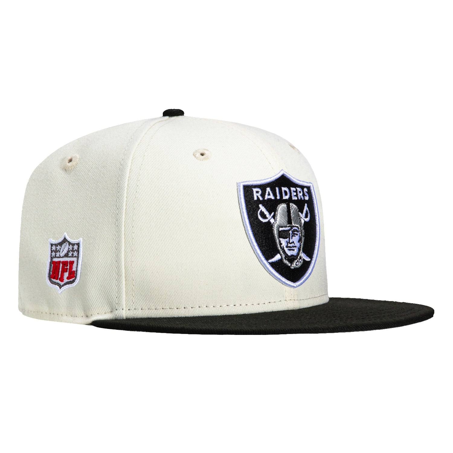 New Era 9Fifty Las Vegas Raiders OTC Snapback Hat - White, Black