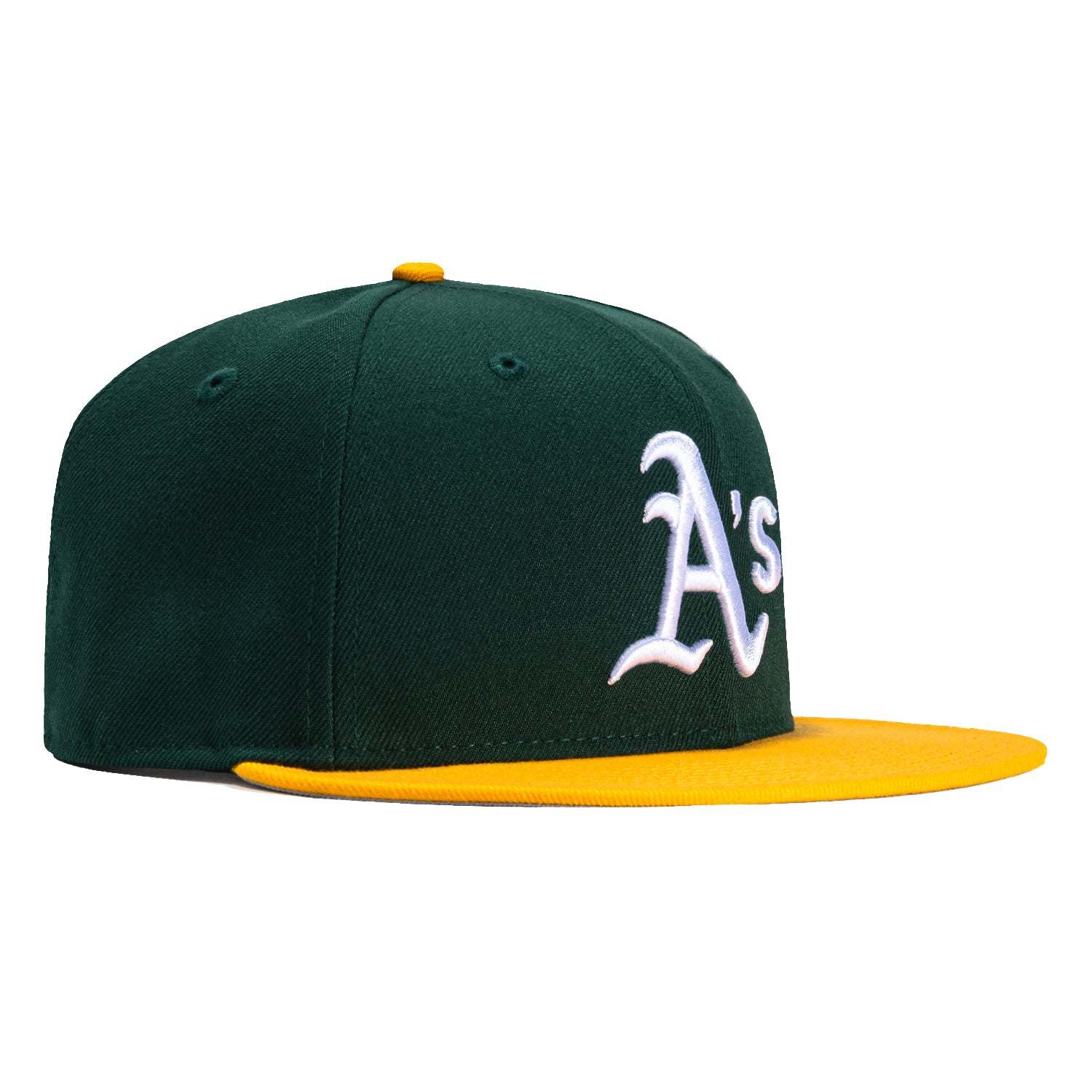 New Era 9Fifty MLB Basic Oakland Athletics Home Snapback Hat - Green, Gold