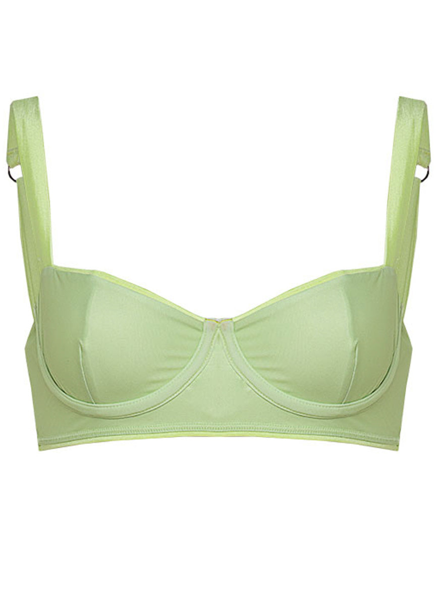 Maaji Lemonade Green Serendipity Underwire Bikini Top