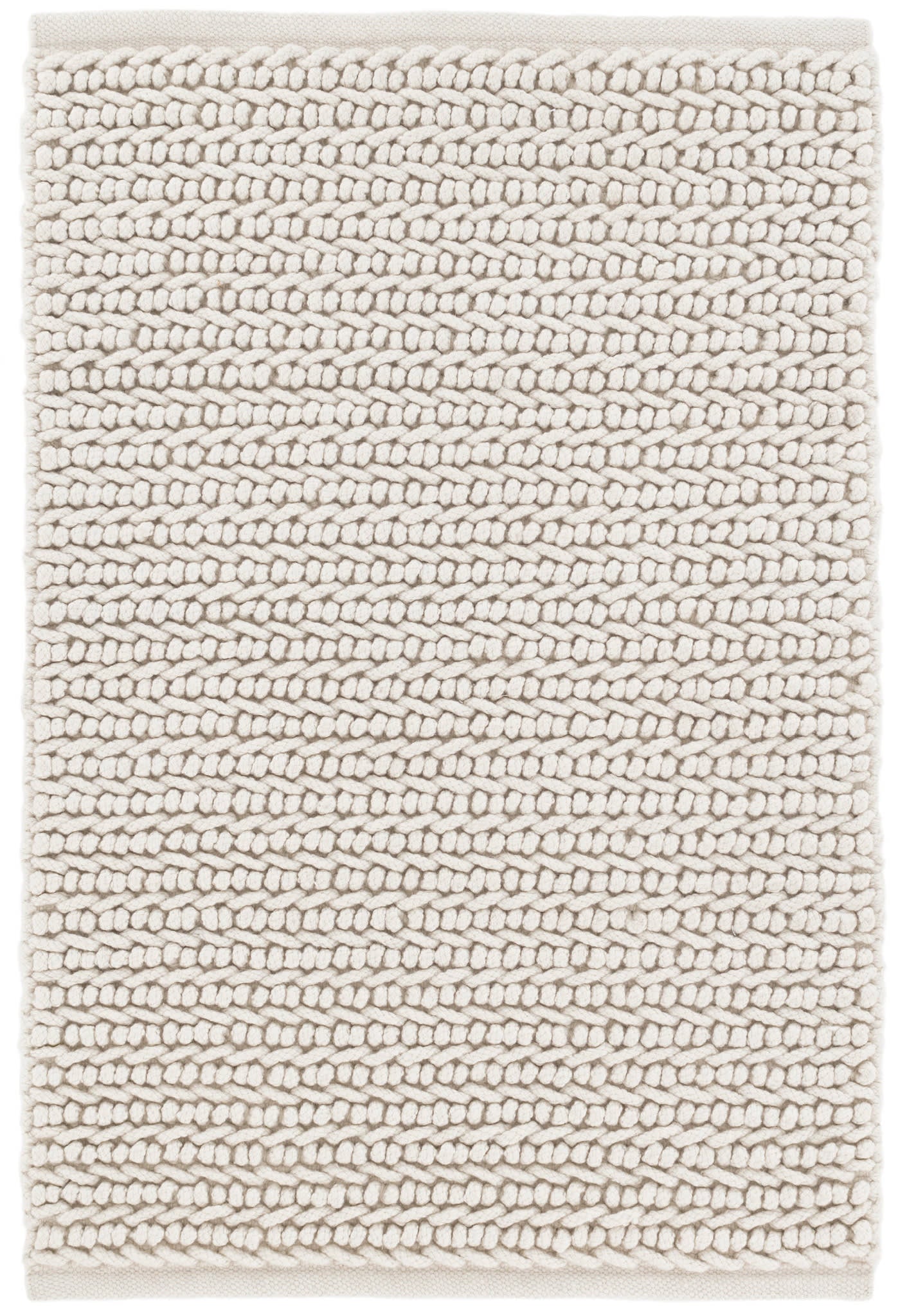 Veranda Ivory Handwoven Performance Rug