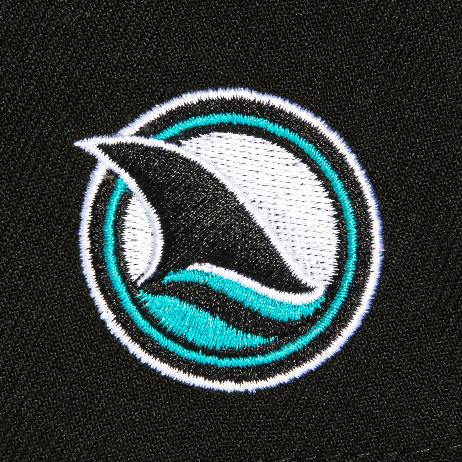 New Era 9Forty A-Frame San Jose Sharks Tiburones Logo Patch Snapback Hat - Black, Purple