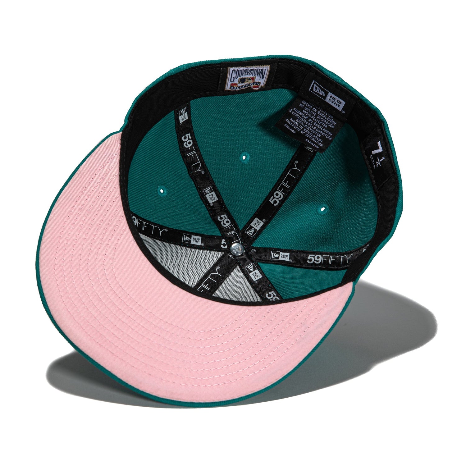 New Era 59Fifty Arizona Diamondbacks Inaugural Patch Pink UV D Hat - Teal