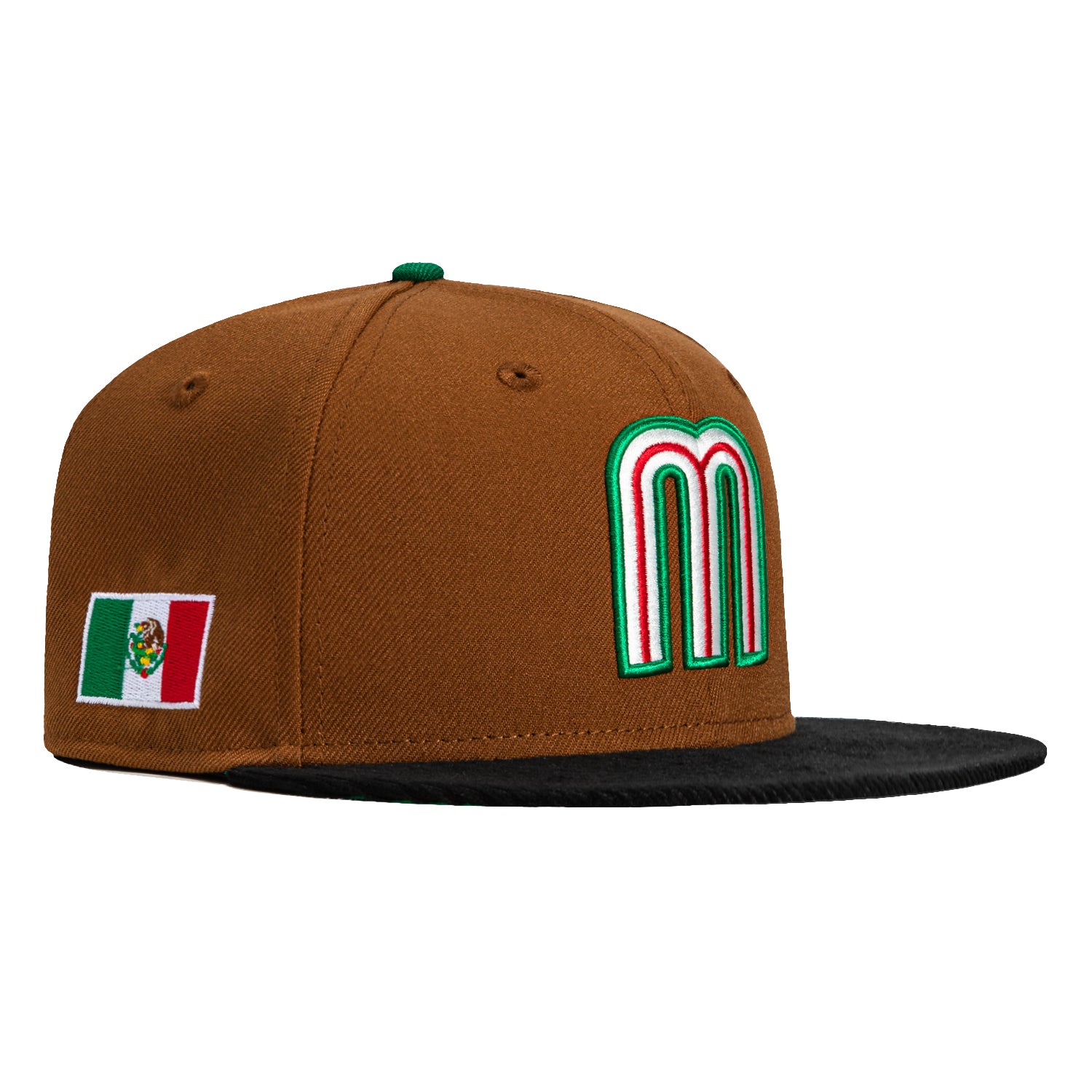 New Era 59Fifty Mexico World Baseball Classic Hat - Khaki, Black