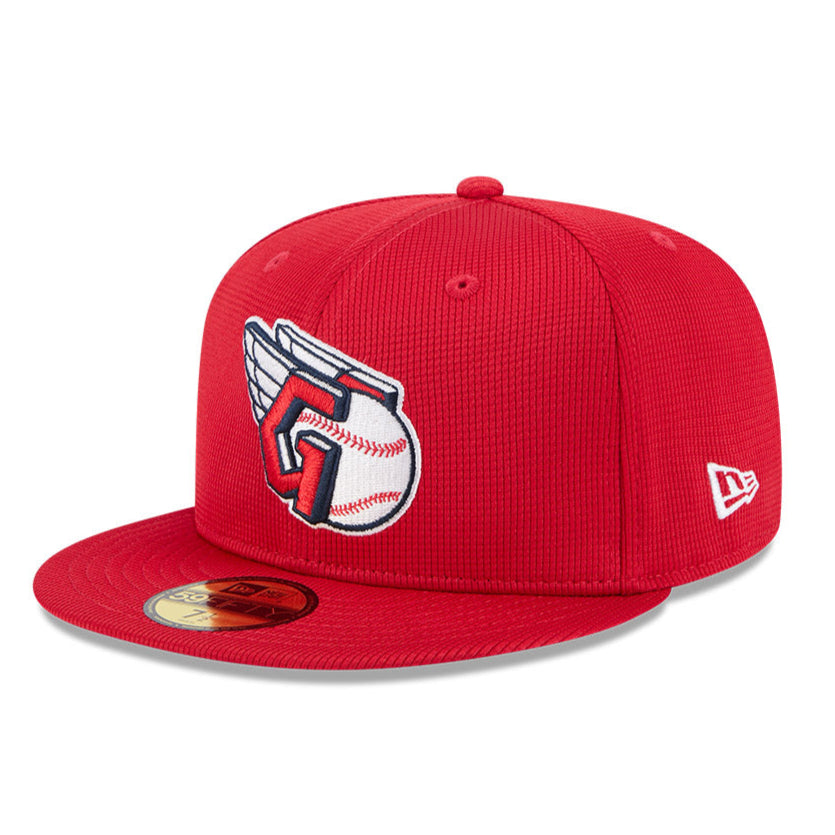 New Era 59Fifty Cleveland Guardians 2025 Spring Training Patch Hat - Red