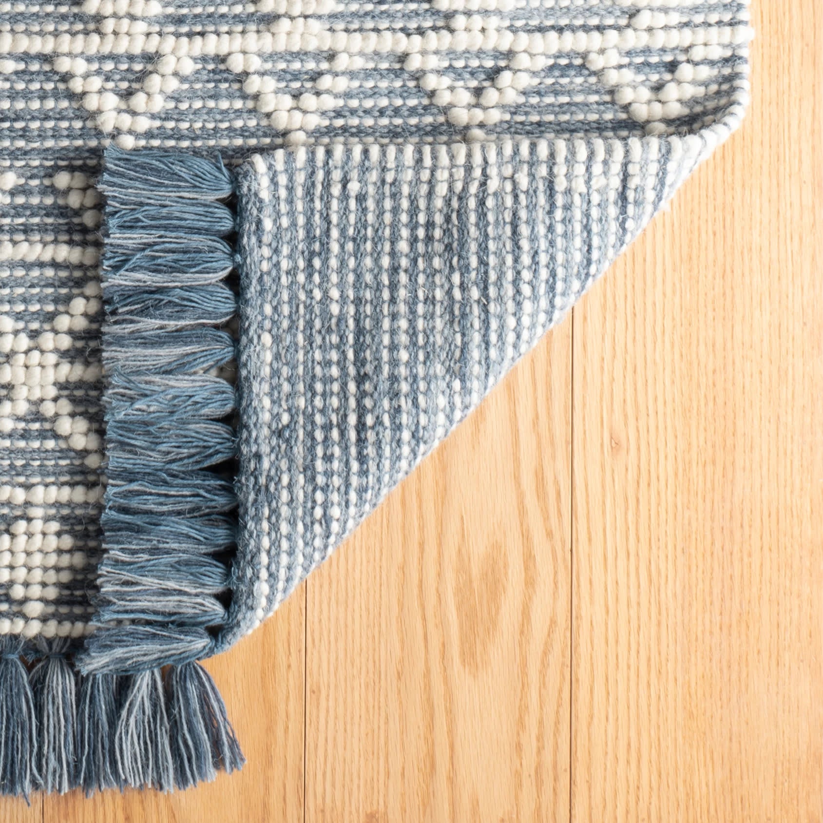 Pembrook Blue Handwoven Wool Rug