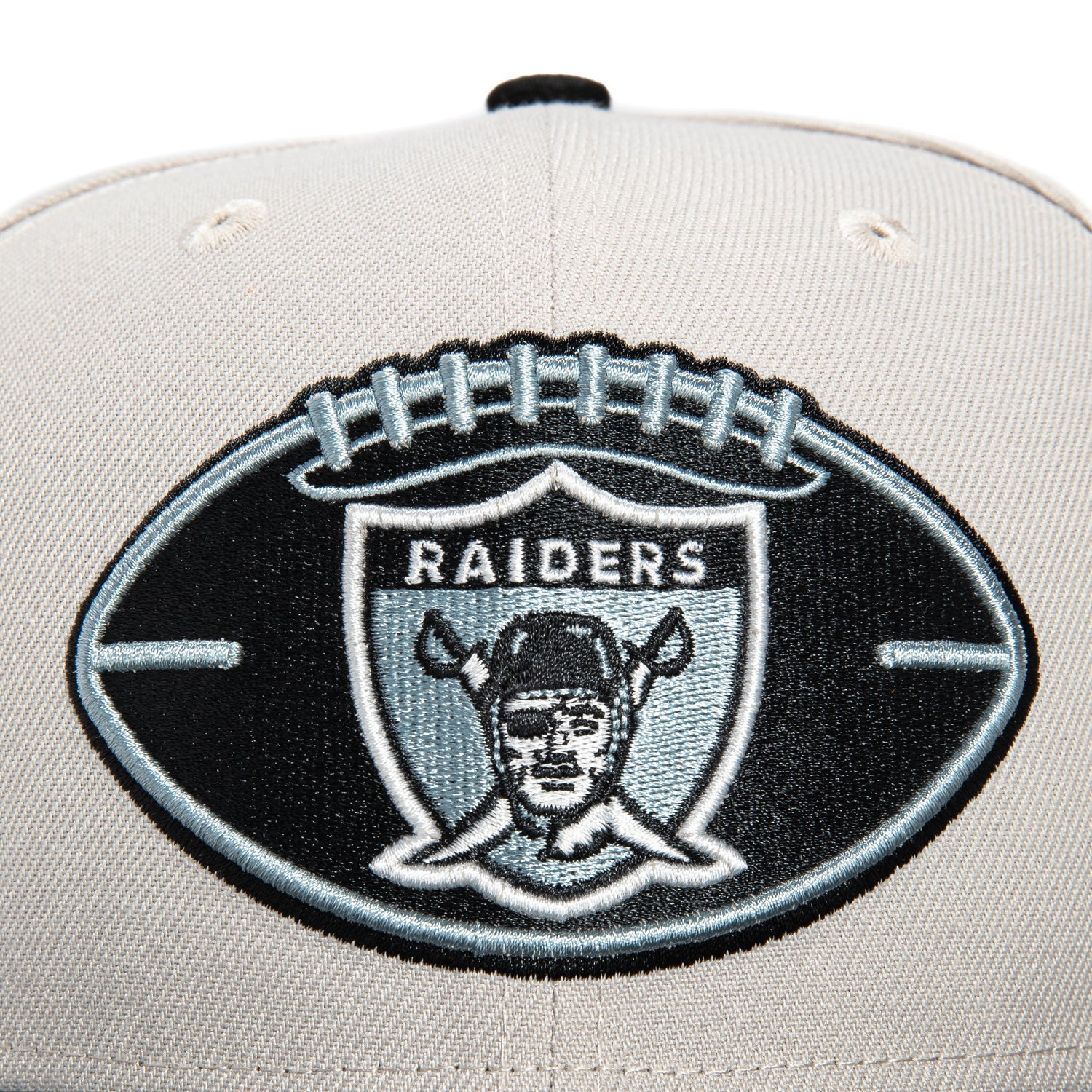 New Era 59Fifty Historic Las Vegas Raiders Hat - Stone, Black