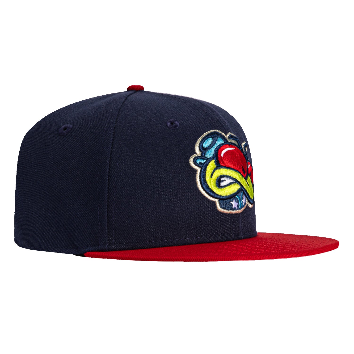 New Era 59Fifty Columbus Blue Jackets Bug Hat - Light Navy, Red