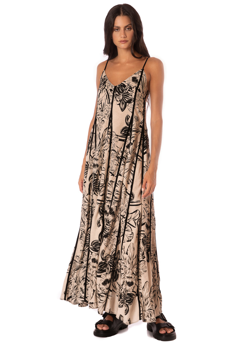 Maaji Sepia Fiori Lily Long Dress