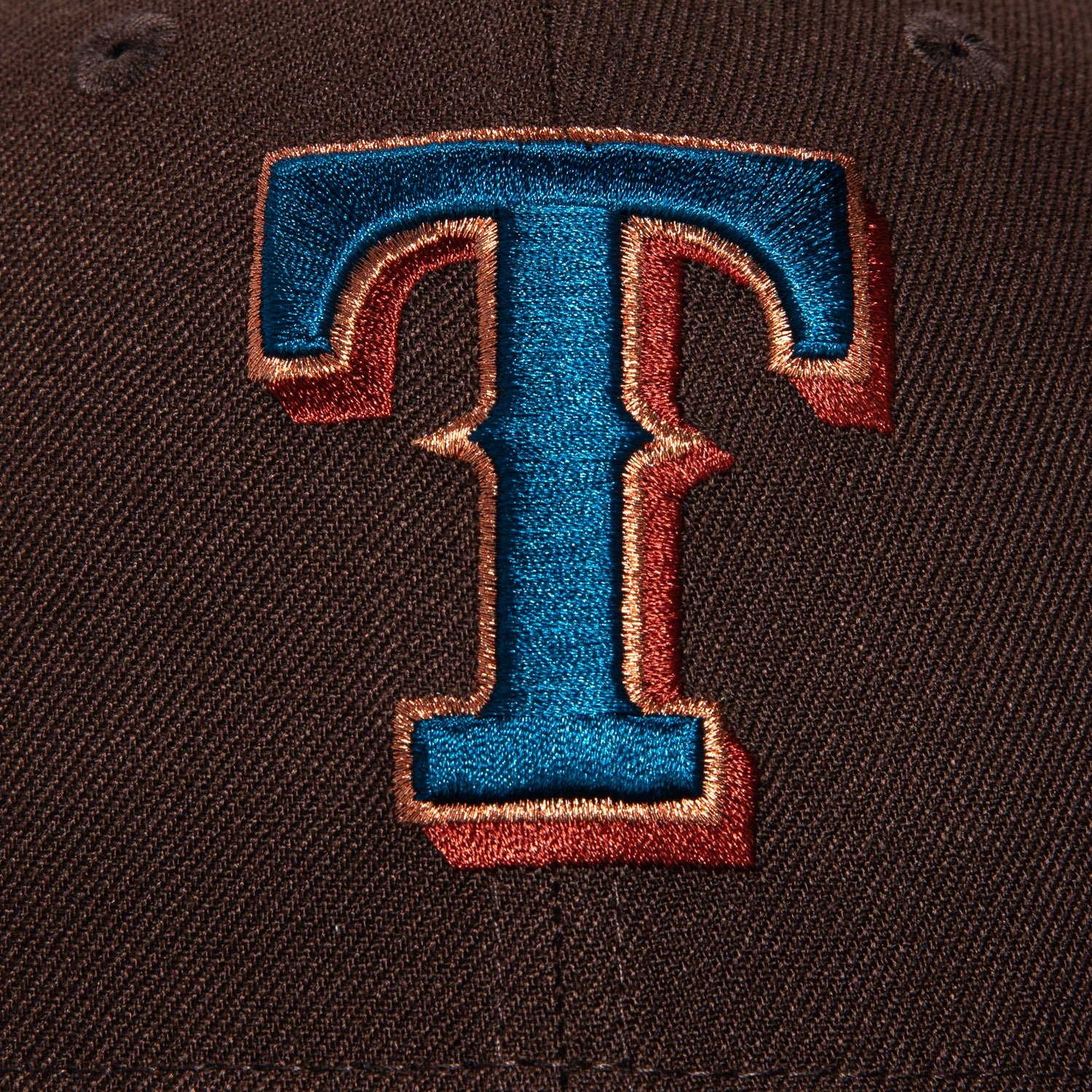 New Era 59Fifty Texas Rangers Final Season Patch Hat - Brown, Graphite