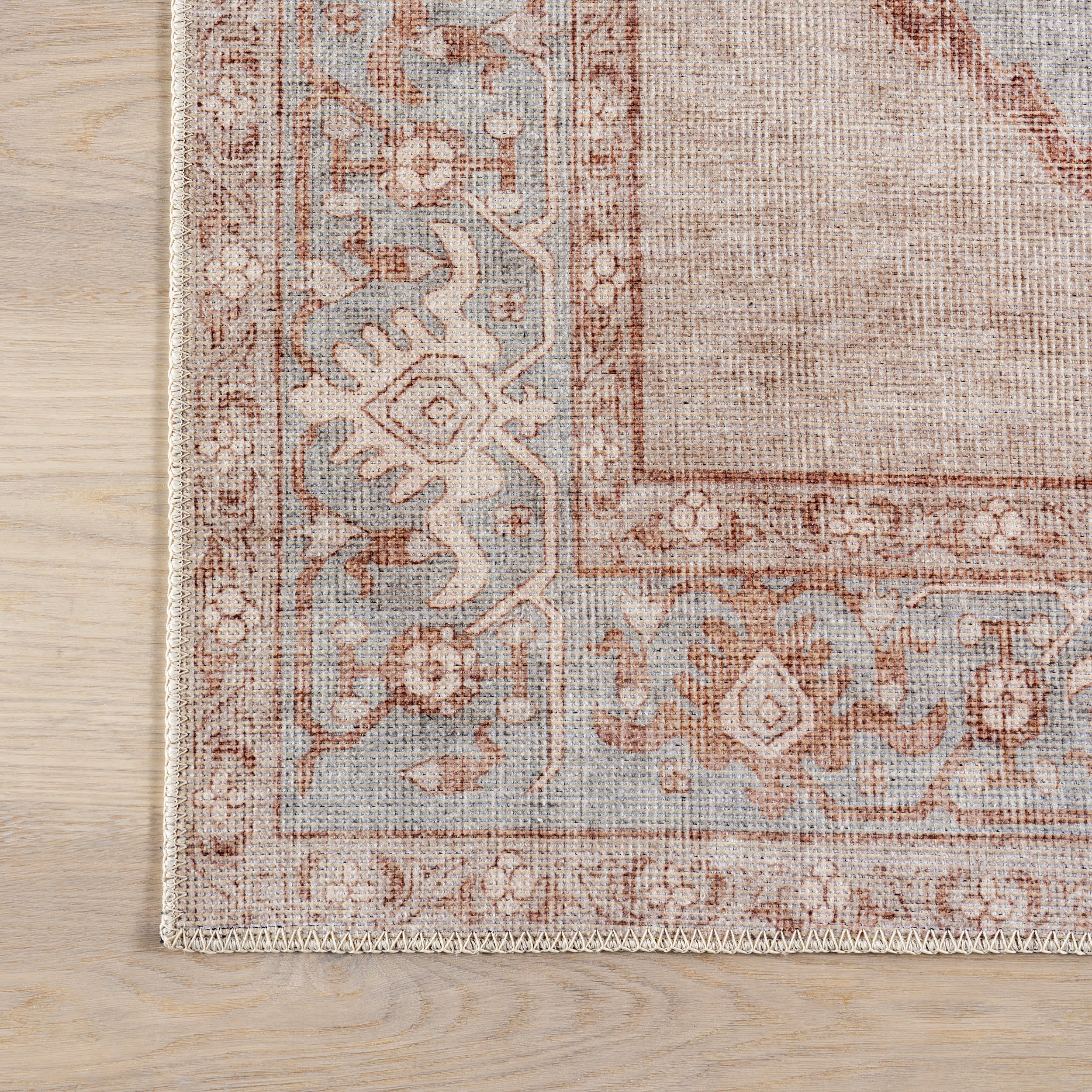 Shivani Medallion Rug | Light Brown