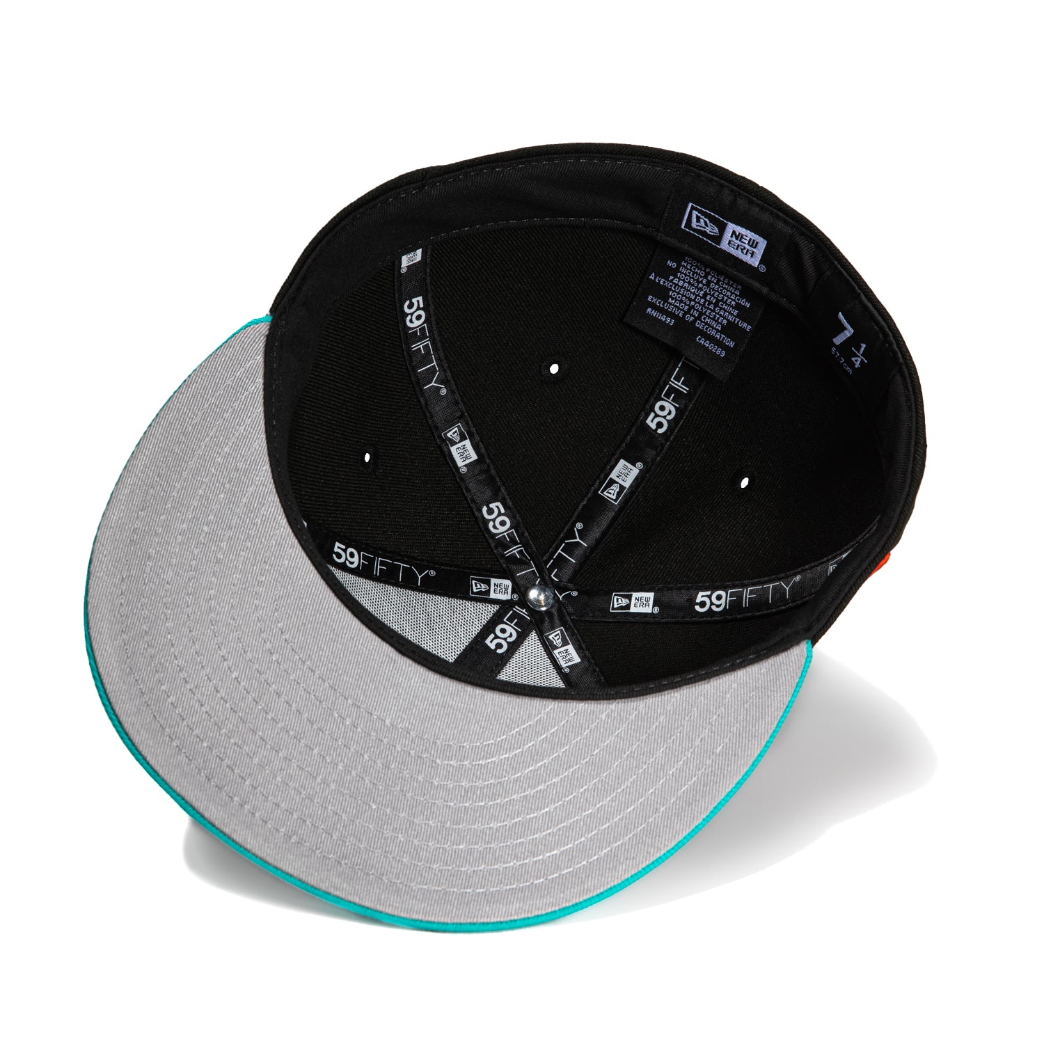 New Era 59Fifty Naranjeros De Hermosillo Logo Patch Hat - Black, Teal