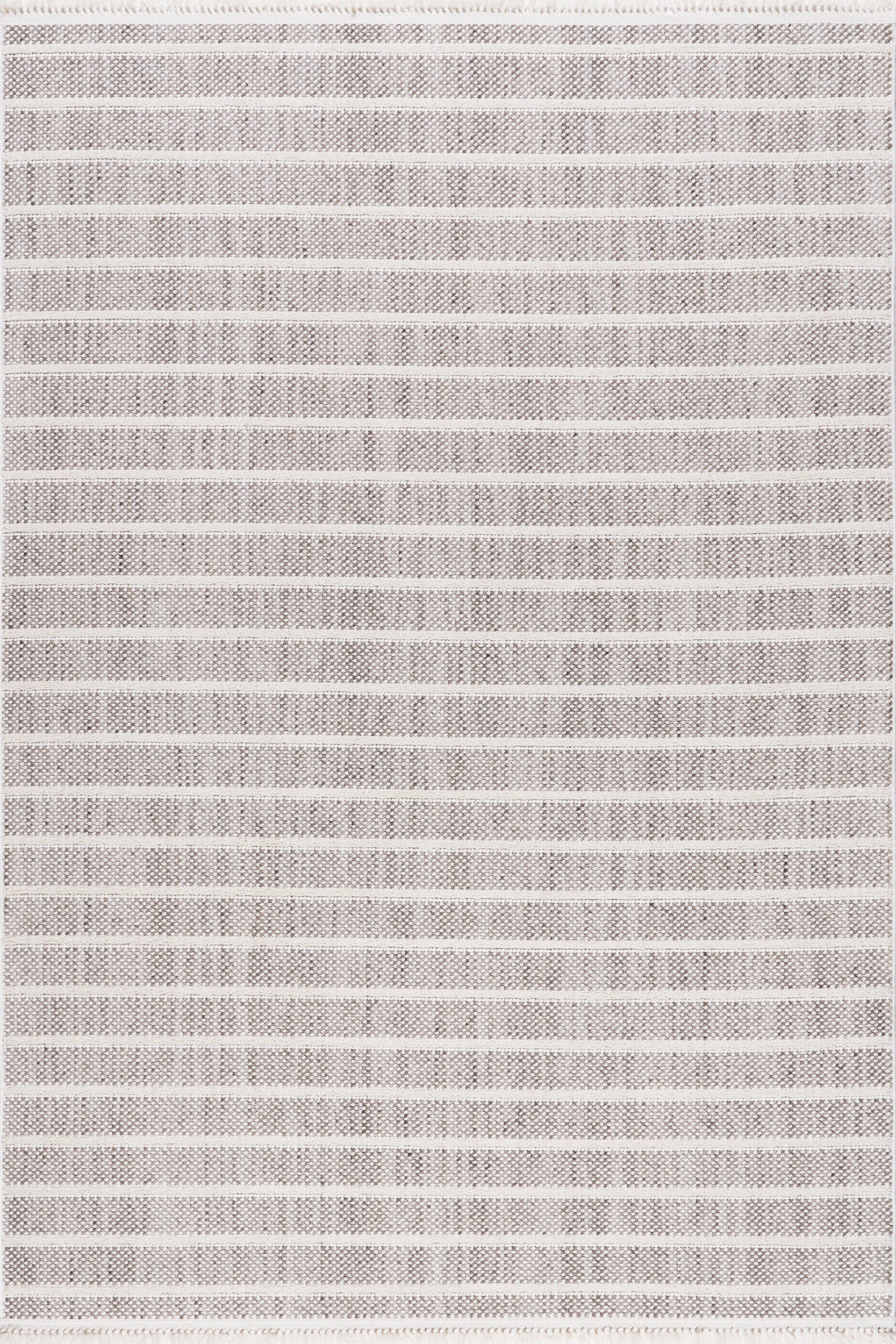 Alison Striped Rug | Ivory