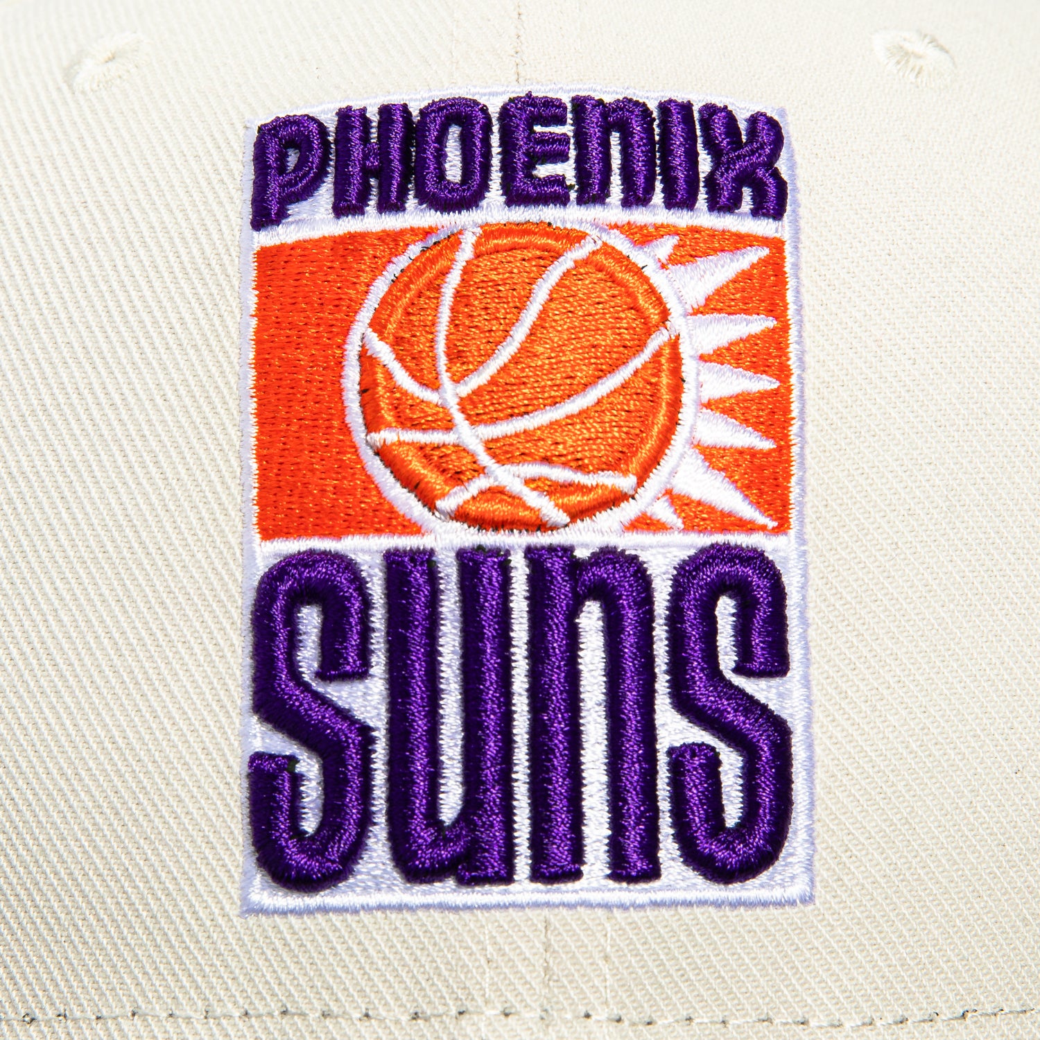 Mitchell & Ness Phoenix Suns 40th Anniversary Patch Hat - White, Black