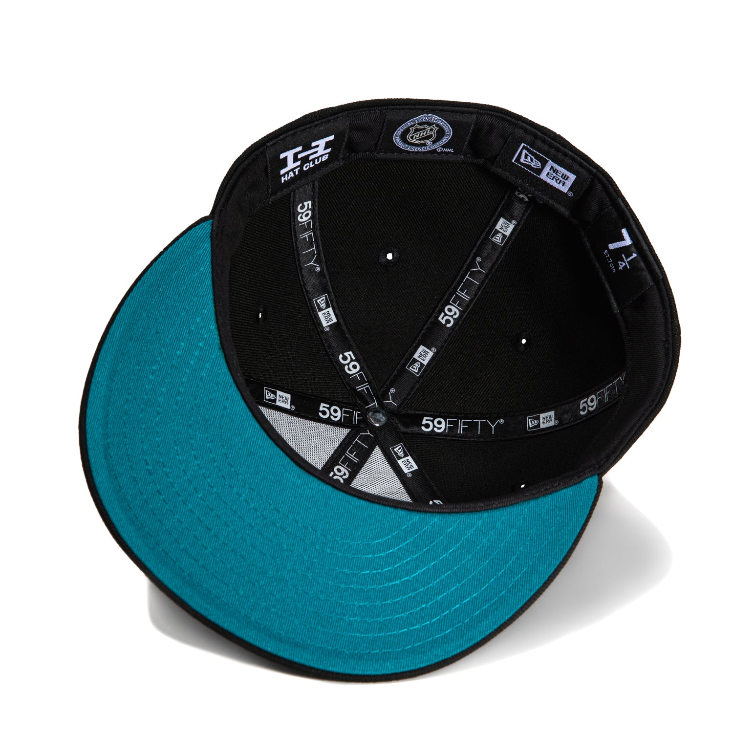 New Era 59Fifty San Jose Sharks Alternate Teal UV Hat - Black