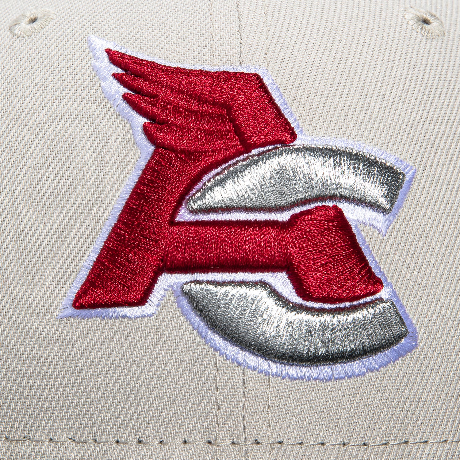 New Era 59Fifty City Stone Dome Arizona Cardinals Logo Patch Hat - Stone, Black