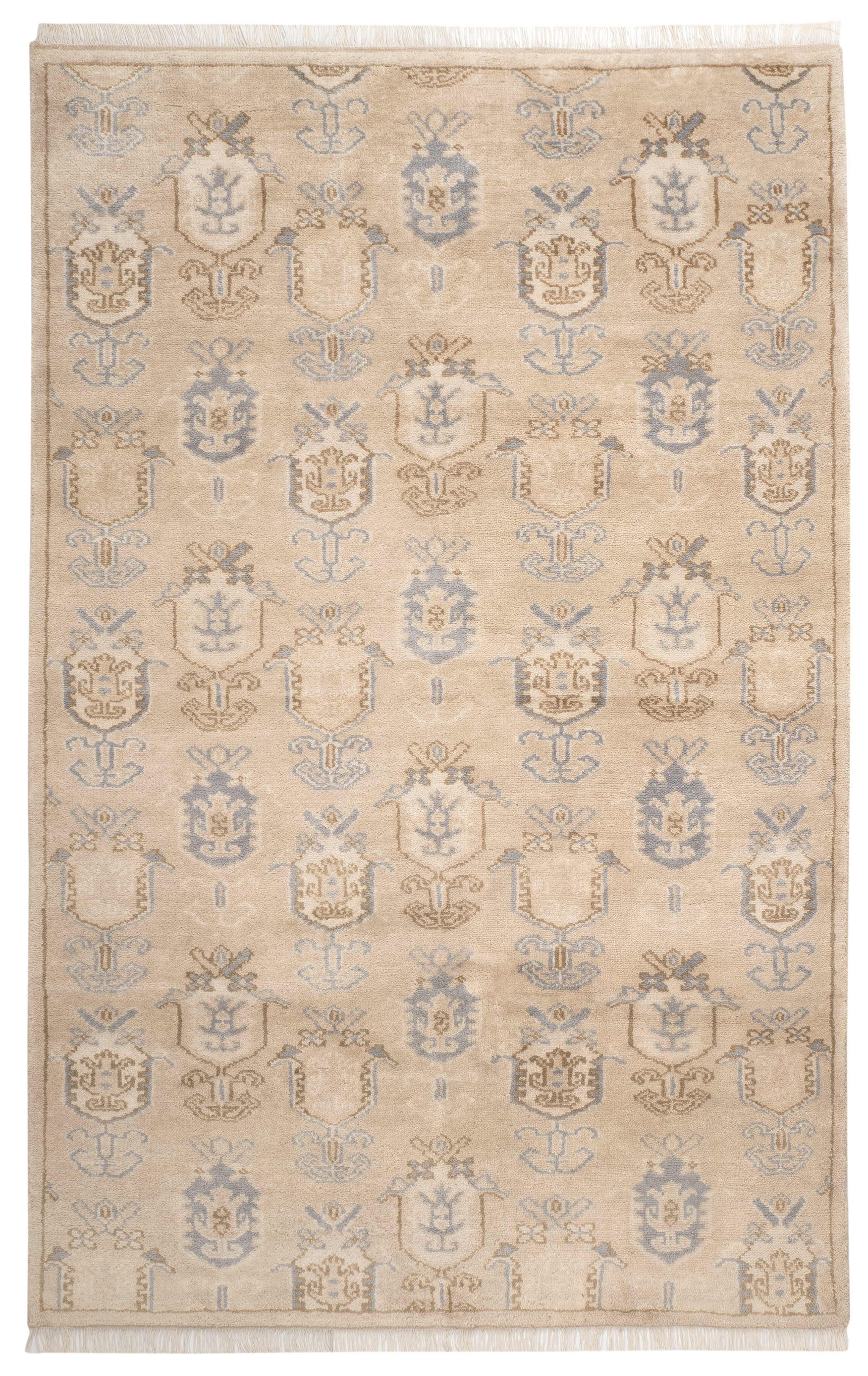 Ashby Taupe Hand Knotted Wool Rug