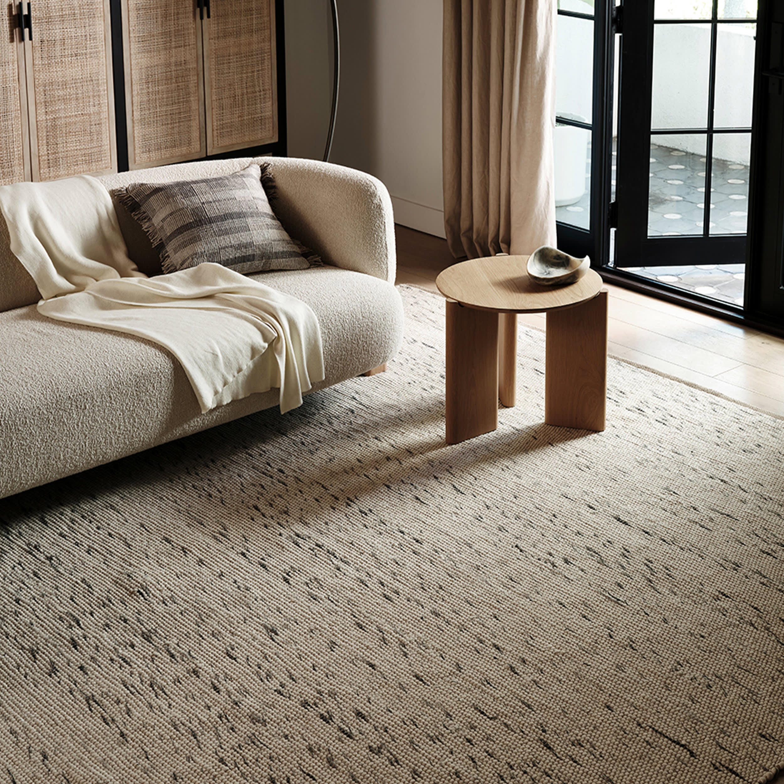 Hamptons Marled Rug | Ivory