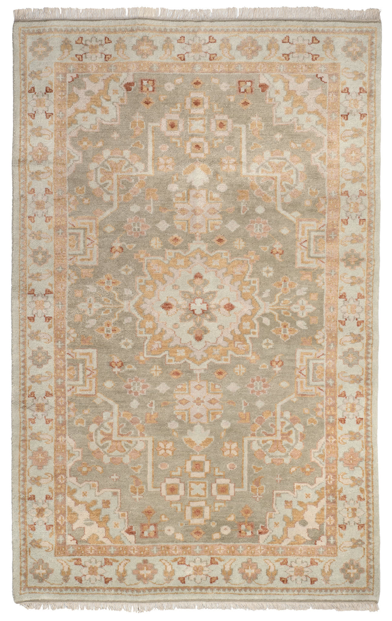 Kendra Sky Hand Knotted Wool Rug