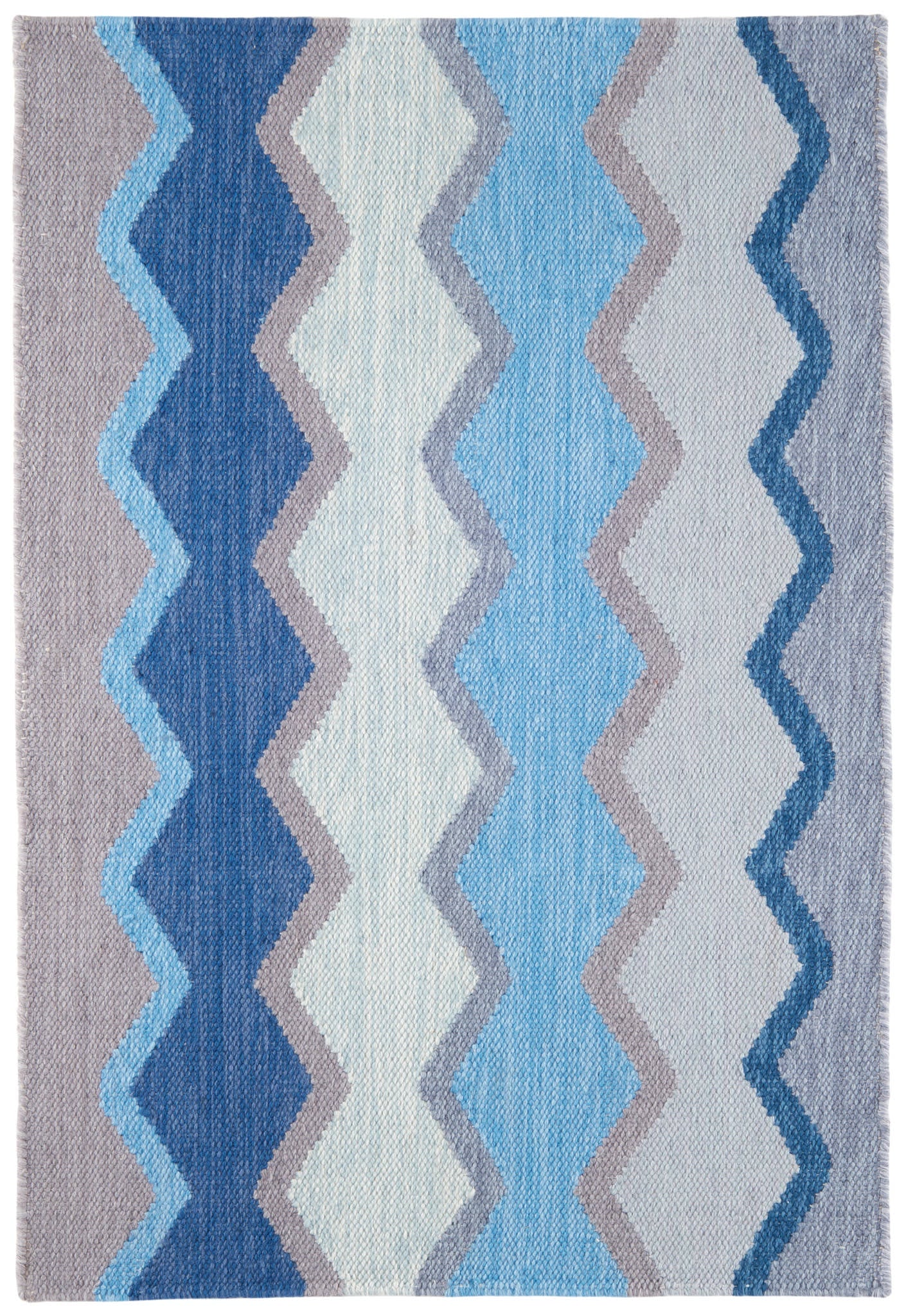 Safety Net Blue Handwoven Indoor/Outdoor Rug