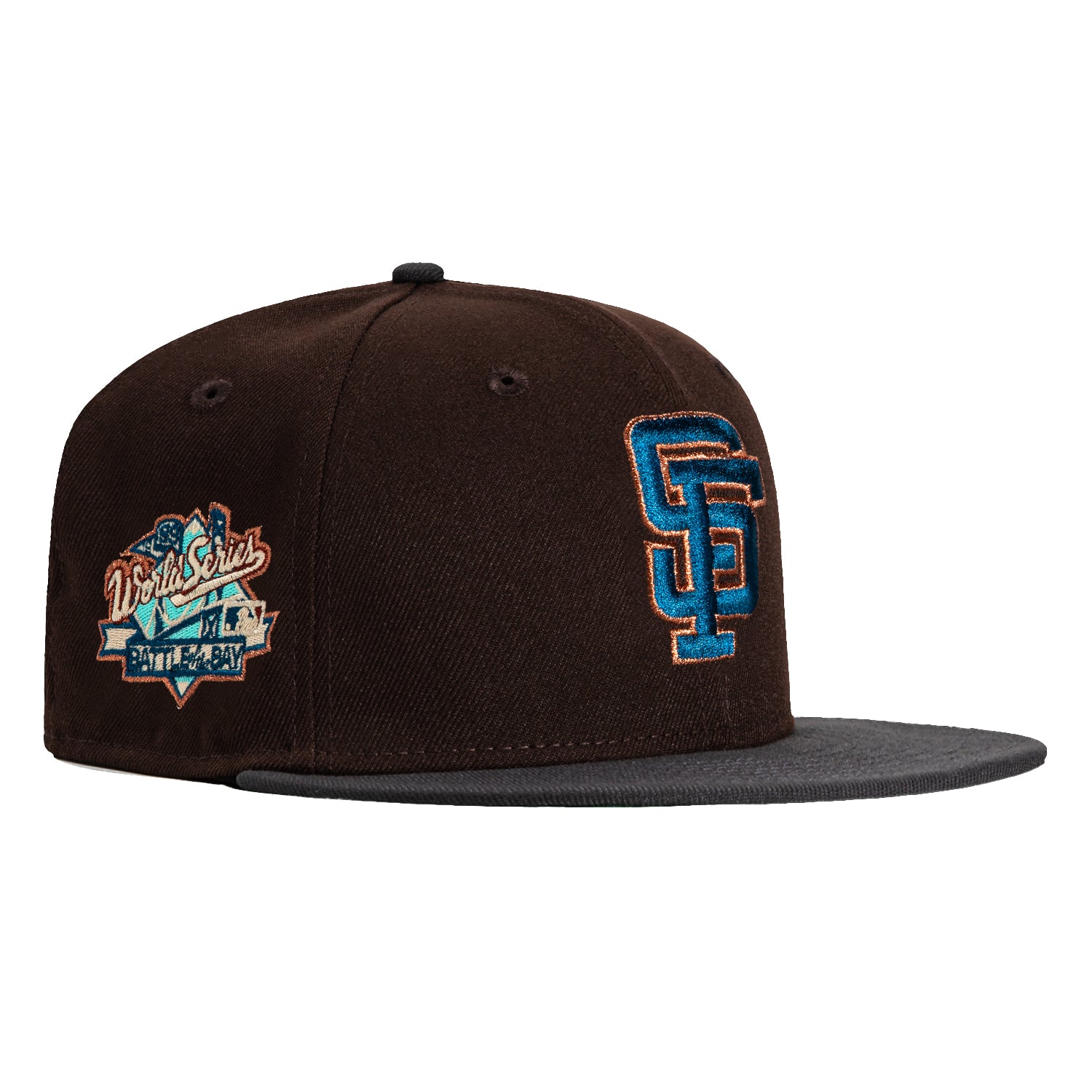 New Era 59Fifty San Francisco Giants Battle of the Bay Patch Hat - Brown, Graphite